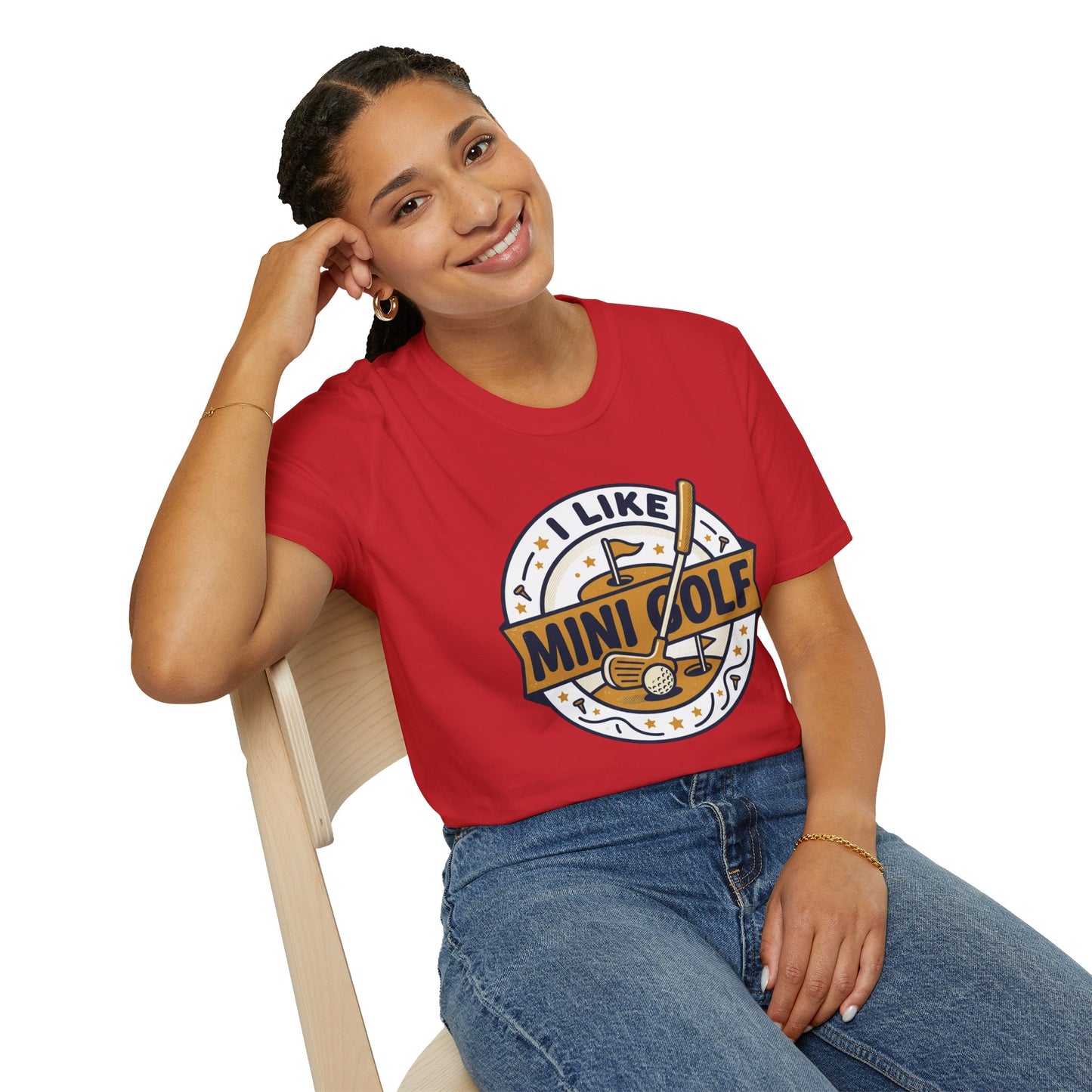 I Like Mini Golf T-Shirt — Retro Mini-Golf Graphic Tee for Fans & Players