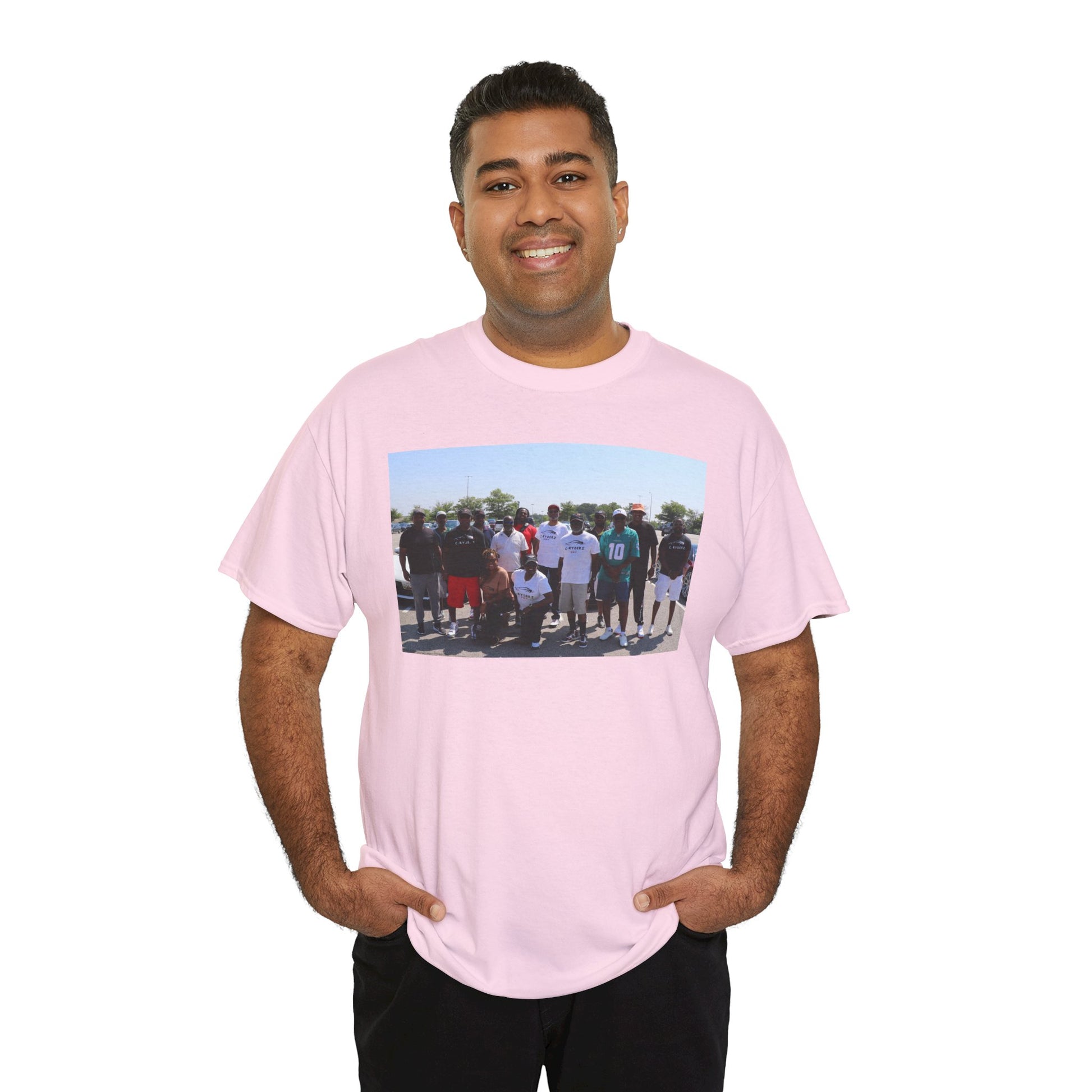 C-RYDERZ Group Photo Custom Tee — Personalized Reunion & Team Picture Shirt Printify