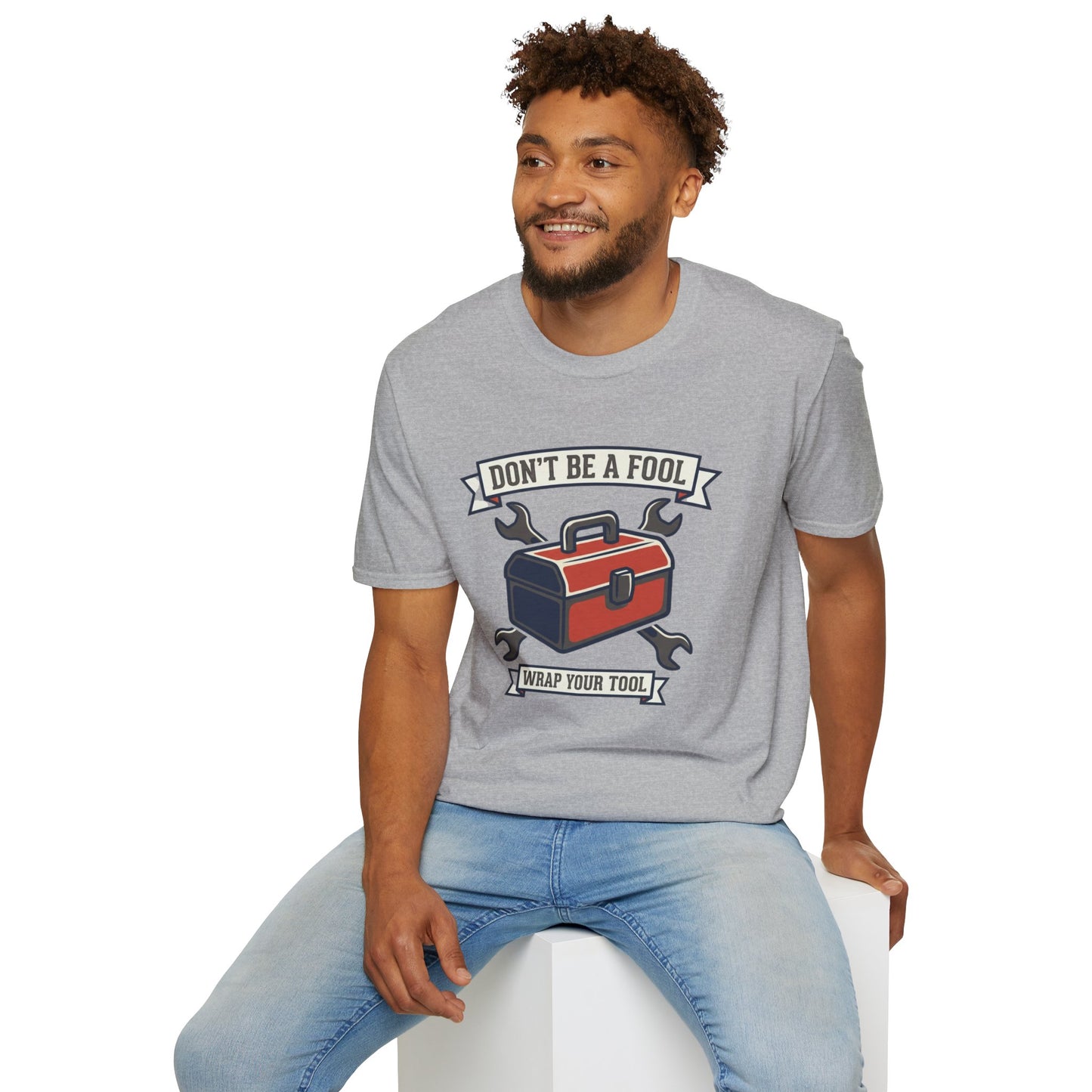 Don't Be a Fool Toolbox T‑Shirt — Wrap Your Tool Shirt for Mechanics & DIYers
