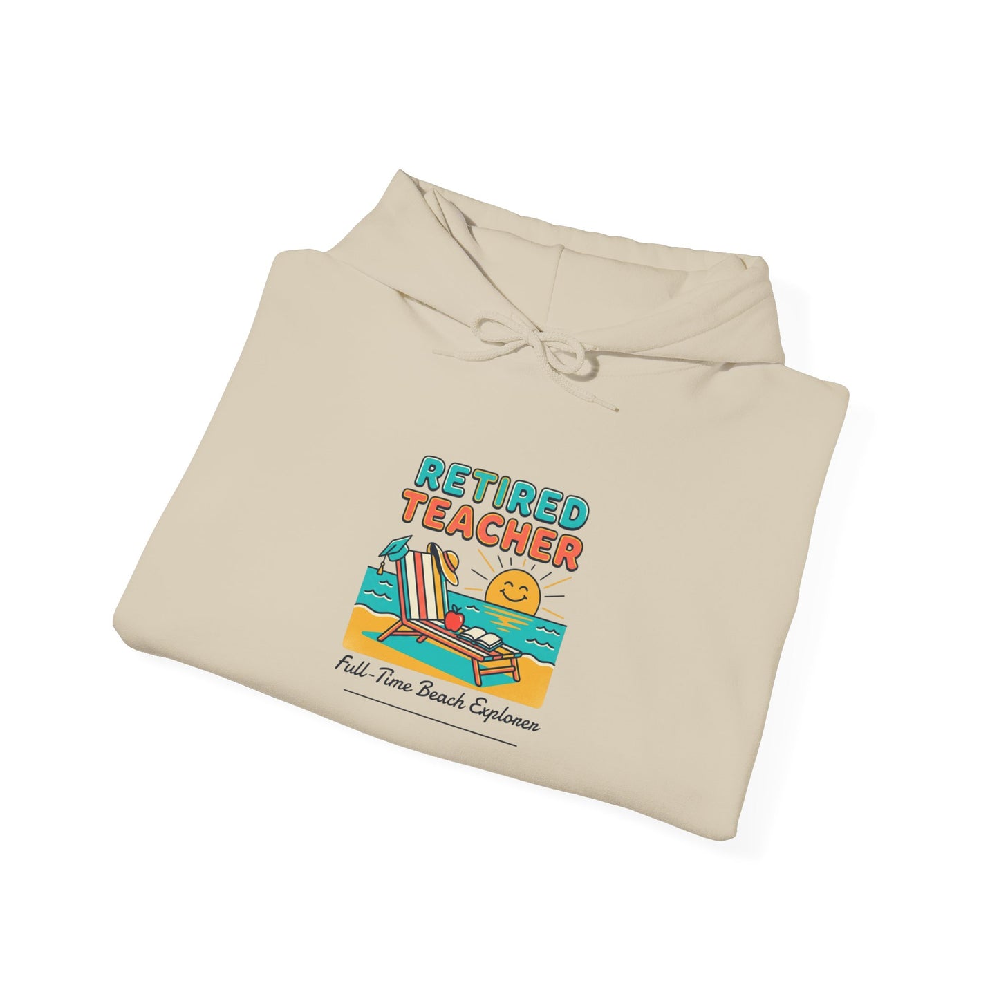 Retired Teacher Hoodie | Retirement, Beach Life, Custom Year