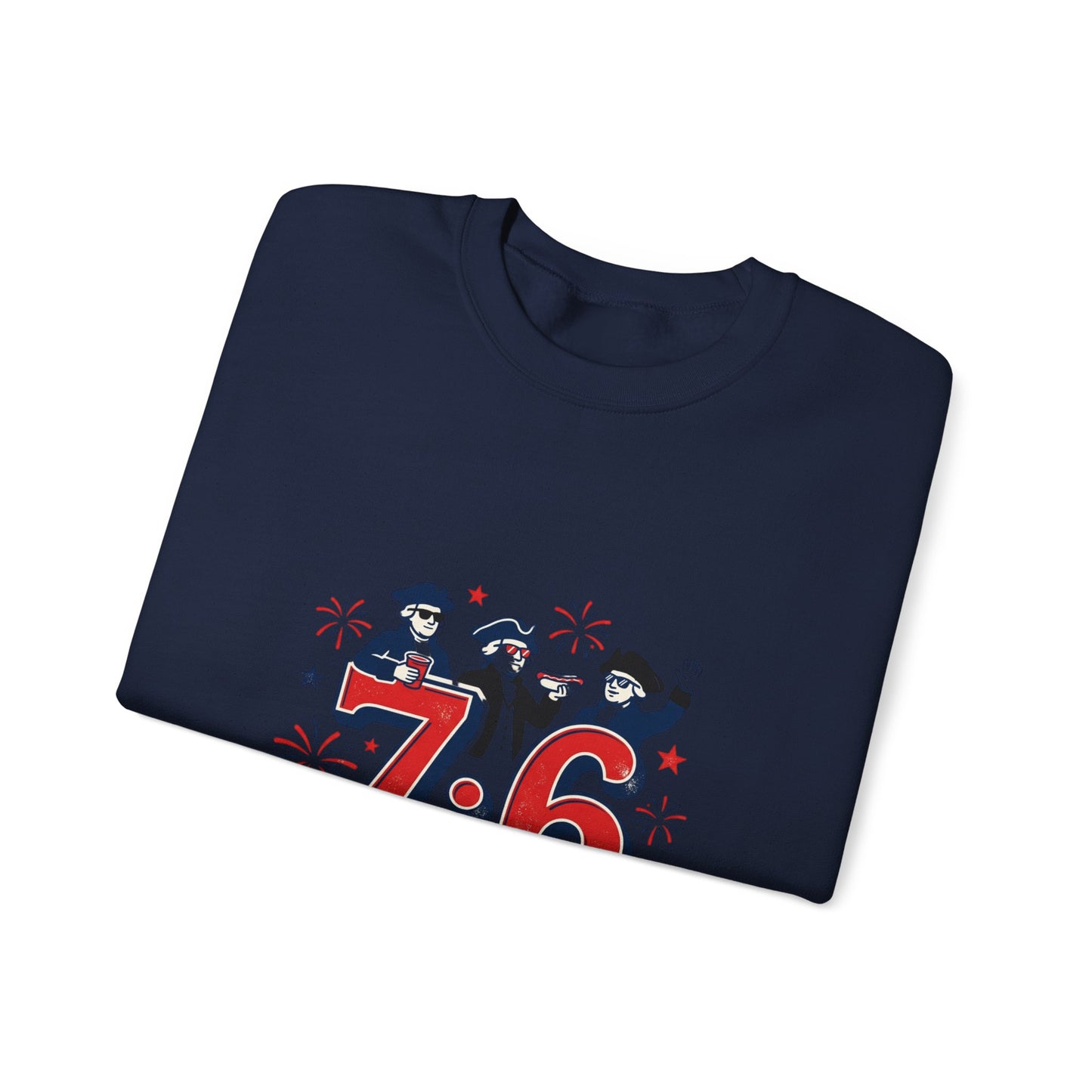 7·6 History Nerds Know Sweatshirt | 1776 patriotic vintage meme