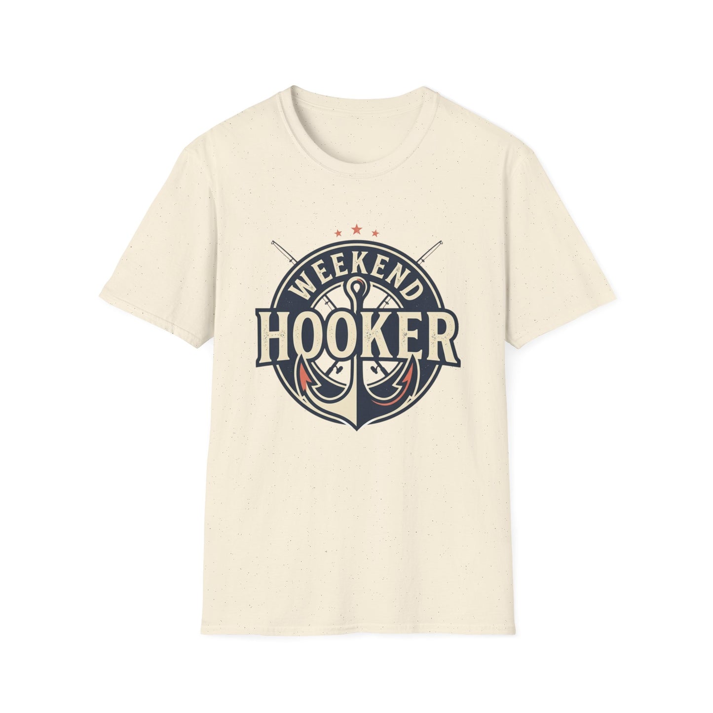 Weekend Hooker Fishing T-Shirt — Anchor & Rod Graphic Tee