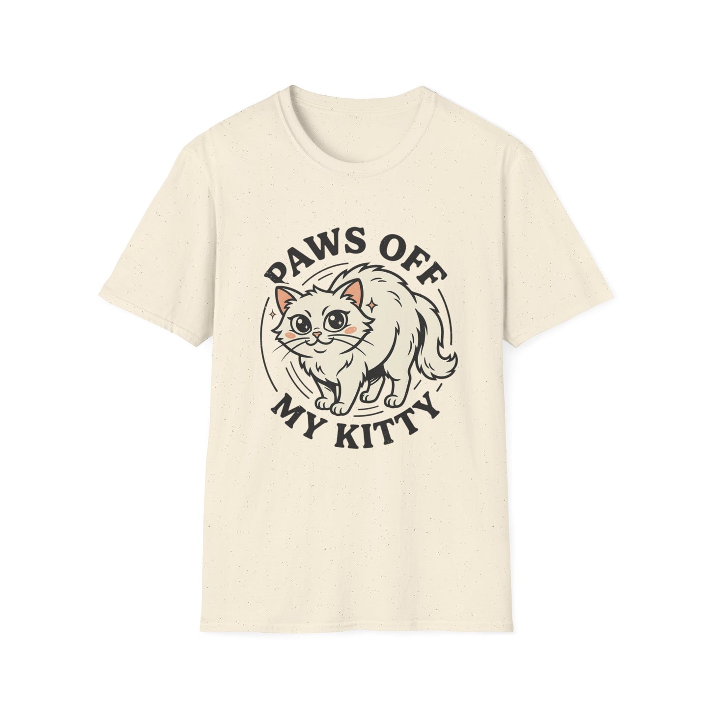 Paws Off My Kitty T-Shirt — Cute Protective Cat Graphic Tee