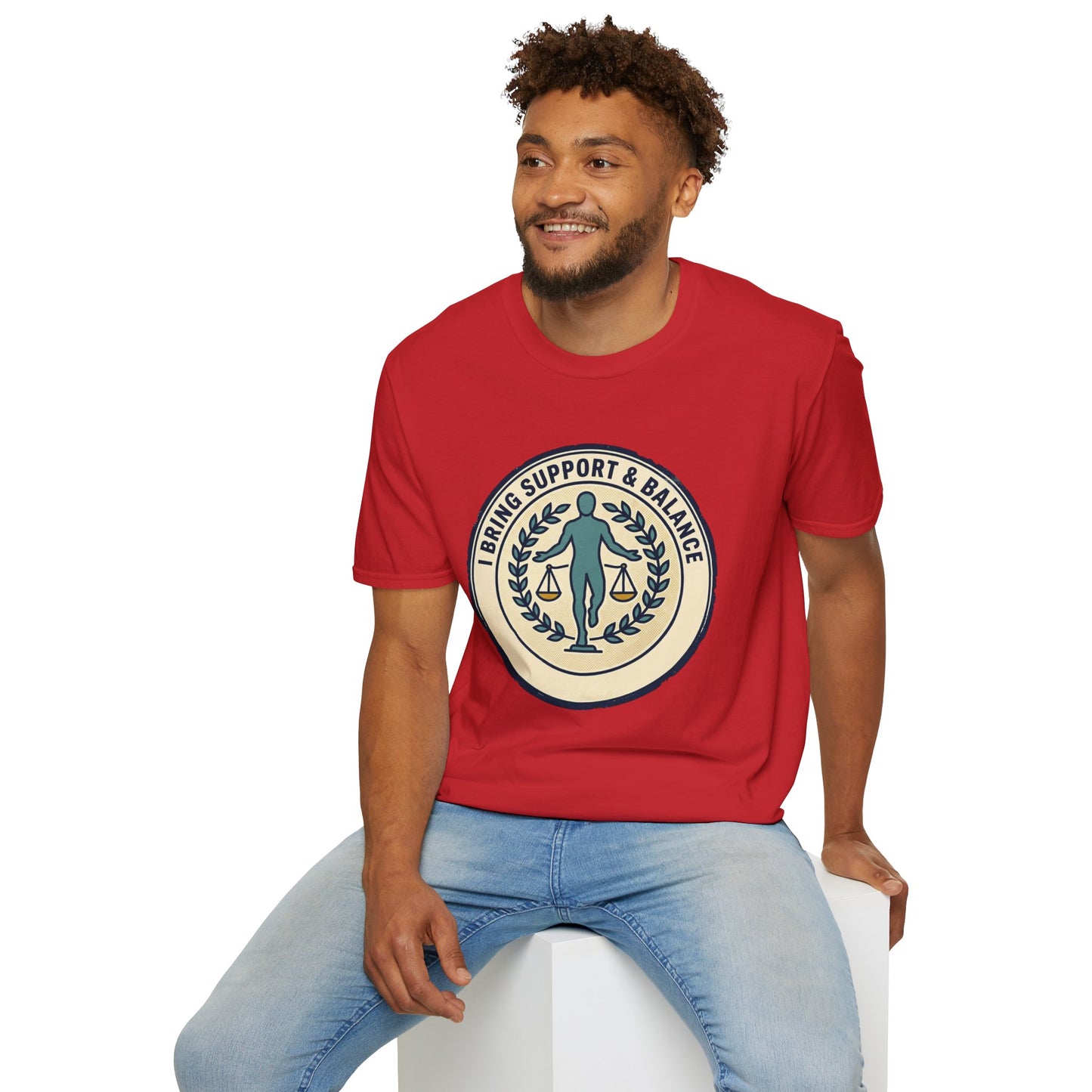 I Bring Support & Balance Graphic Tee-Balance & Support T-Shirt