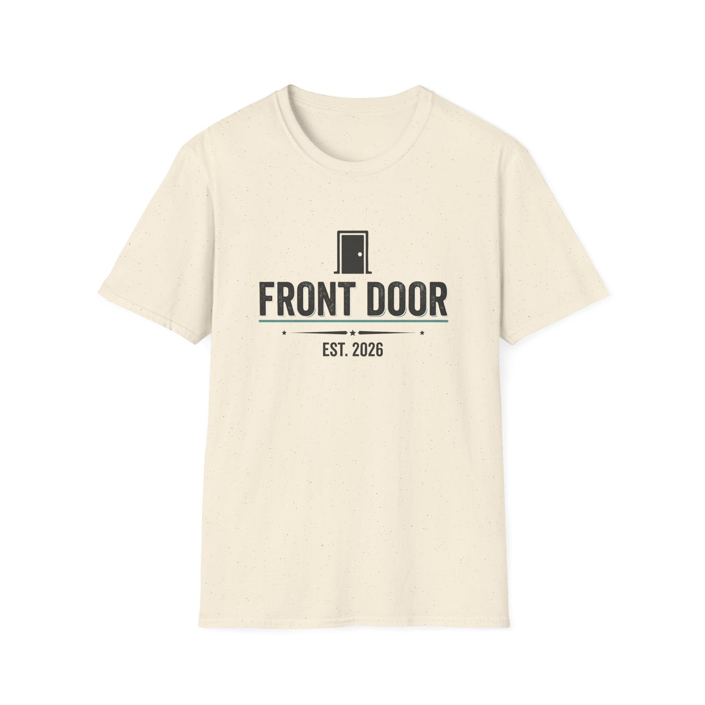 Front Door T‑Shirt – 'Front Door' Logo Tee (Est. 2026)