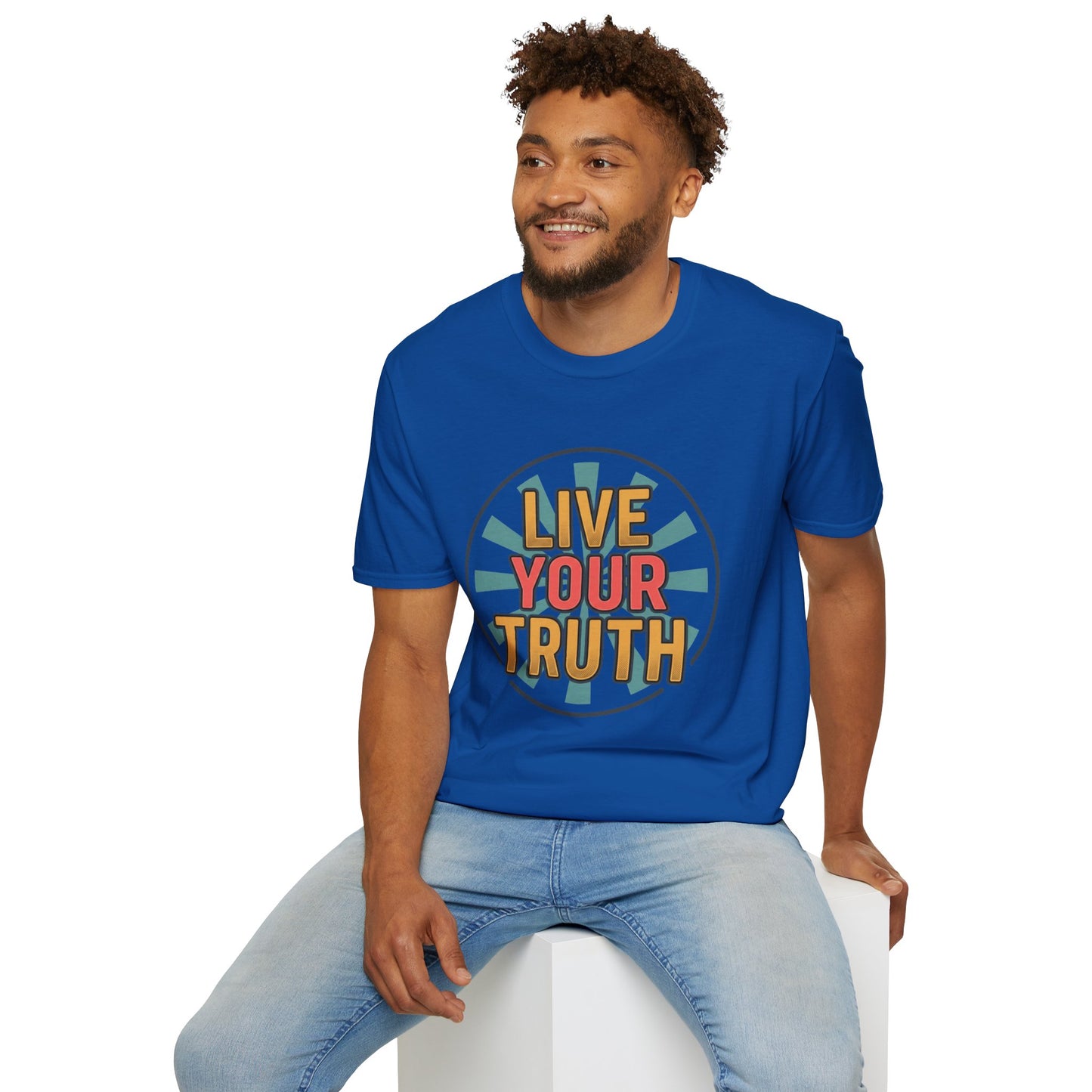 Live Your Truth T-Shirt — Retro Inspirational Graphic Tee