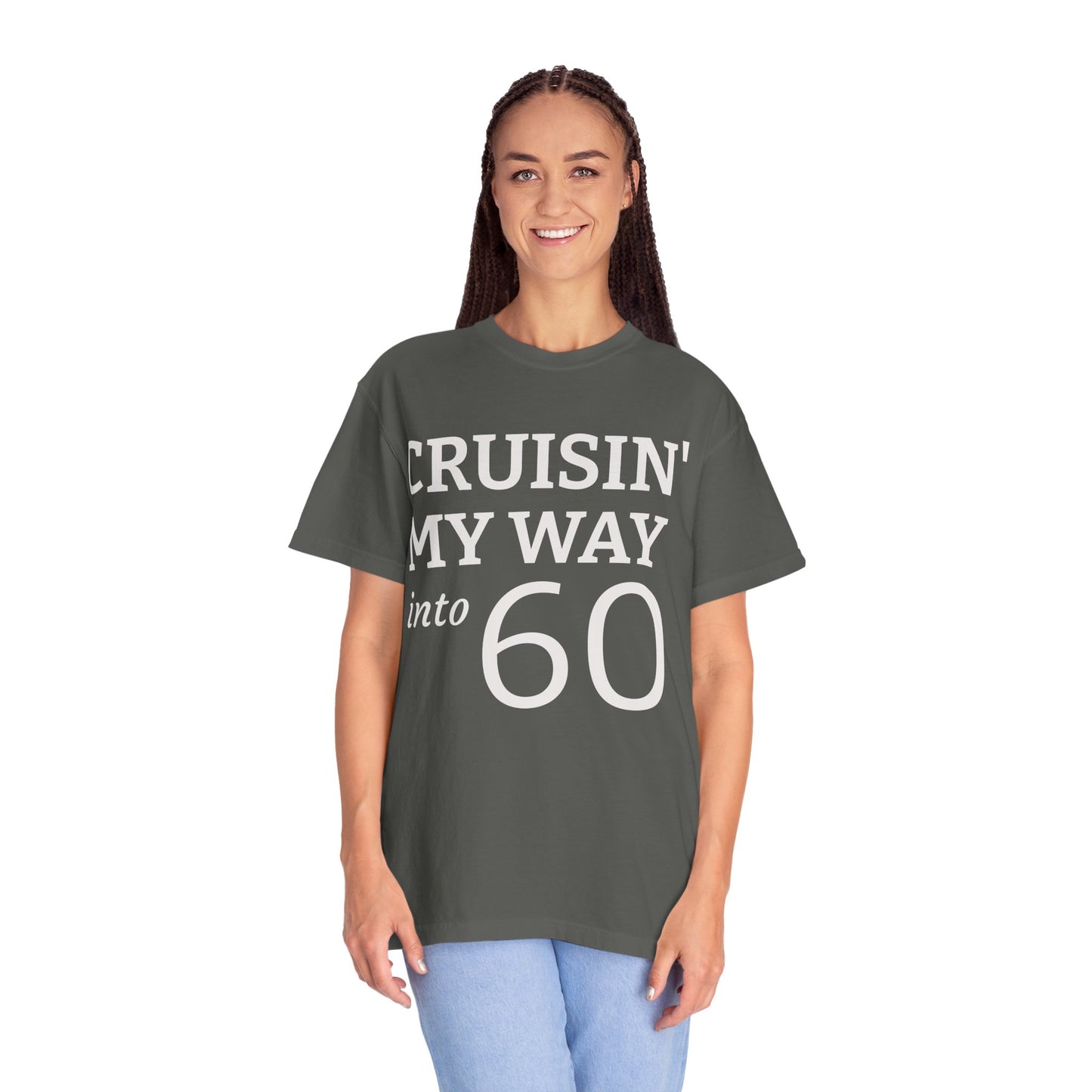Cruisin' My Way Into 60 T-Shirt — 60th Birthday Tee