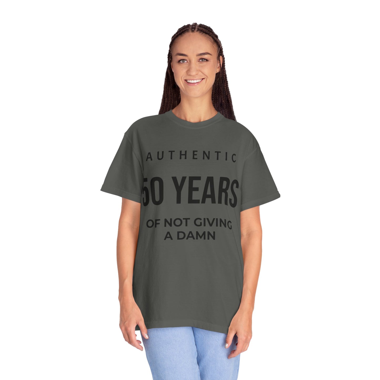 50 Years of Not Giving a Damn T-Shirt — Funny 50th Birthday Tee
