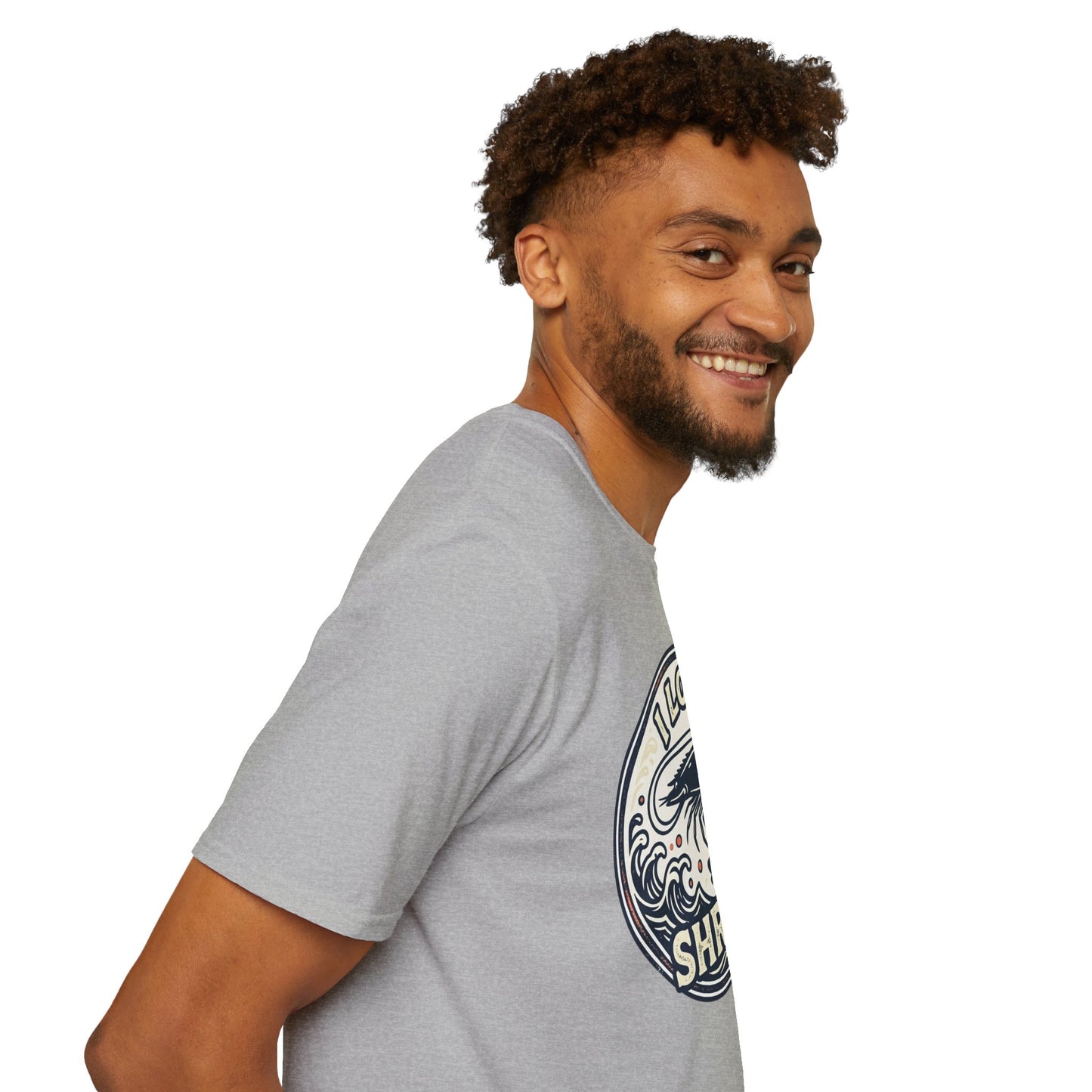 I Love Shrimp T-Shirt — Retro Seafood Crew Tee
