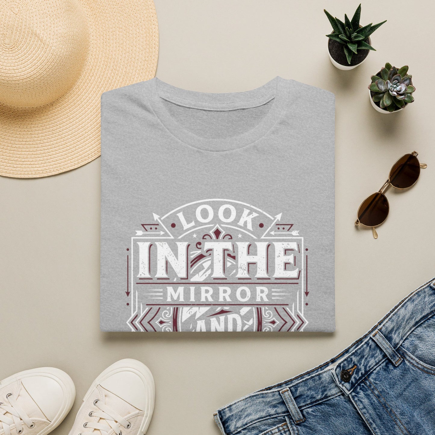Look in the Mirror Fix Yourself T-Shirt