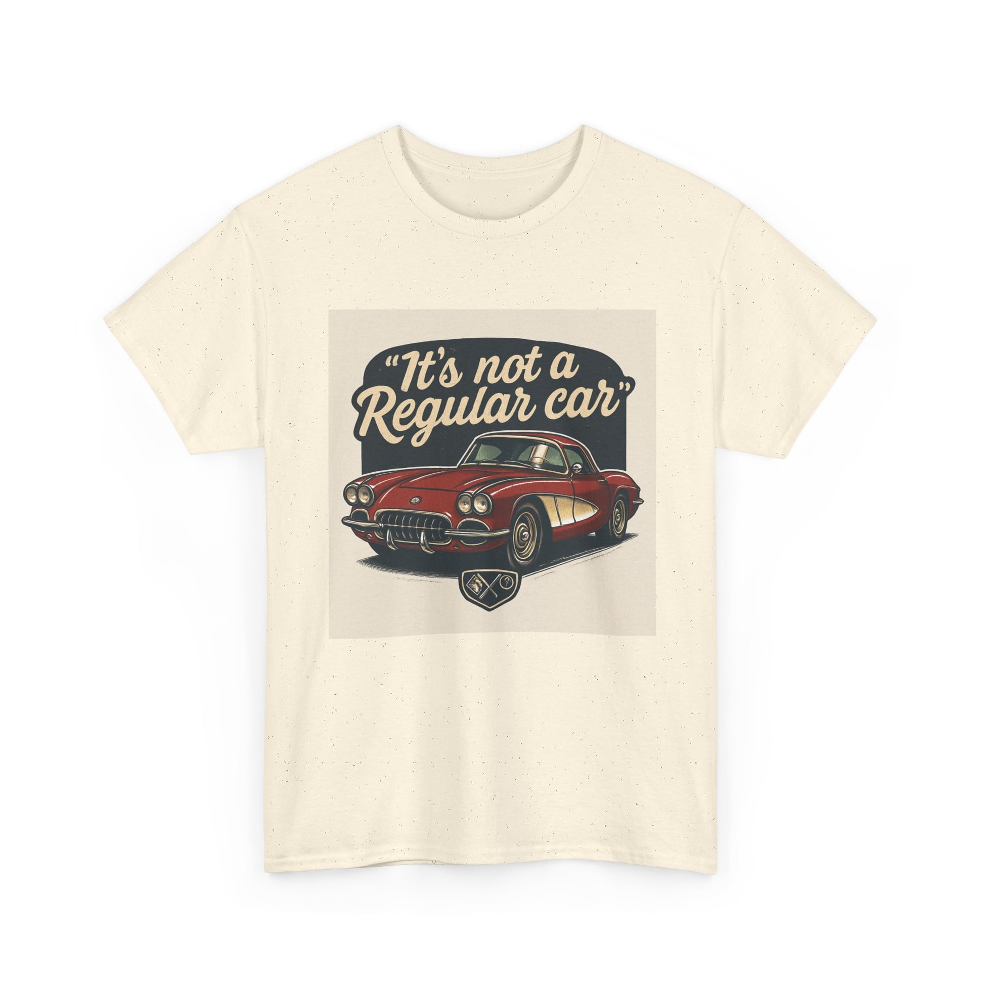 Classic Car Tee — "It's Not a Regular Car" Vintage Muscle Car Shirt Printify