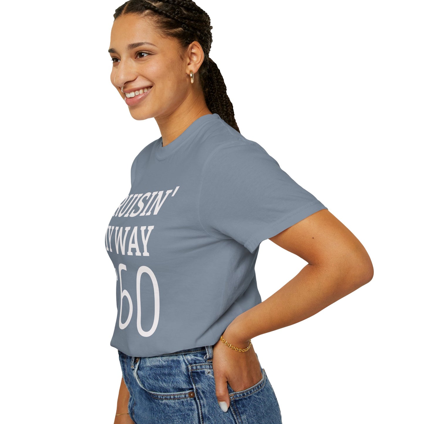 Cruisin' My Way Into 60 T-Shirt — 60th Birthday Tee
