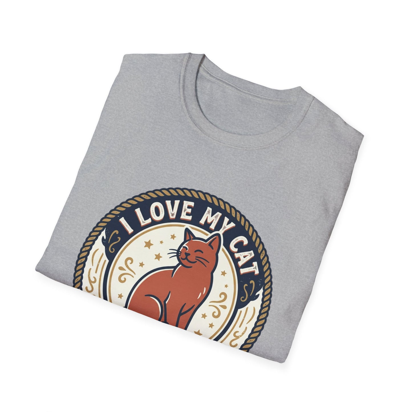 I Love My Cat T-Shirt — "I Love My Cat More Than Most People I Know" Cat Lover Tee