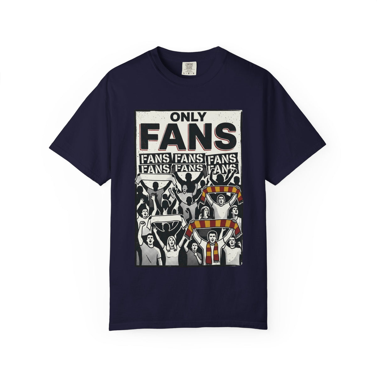 Only Fans Crowd Graphic T-Shirt — Vintage Sports Fan Tee