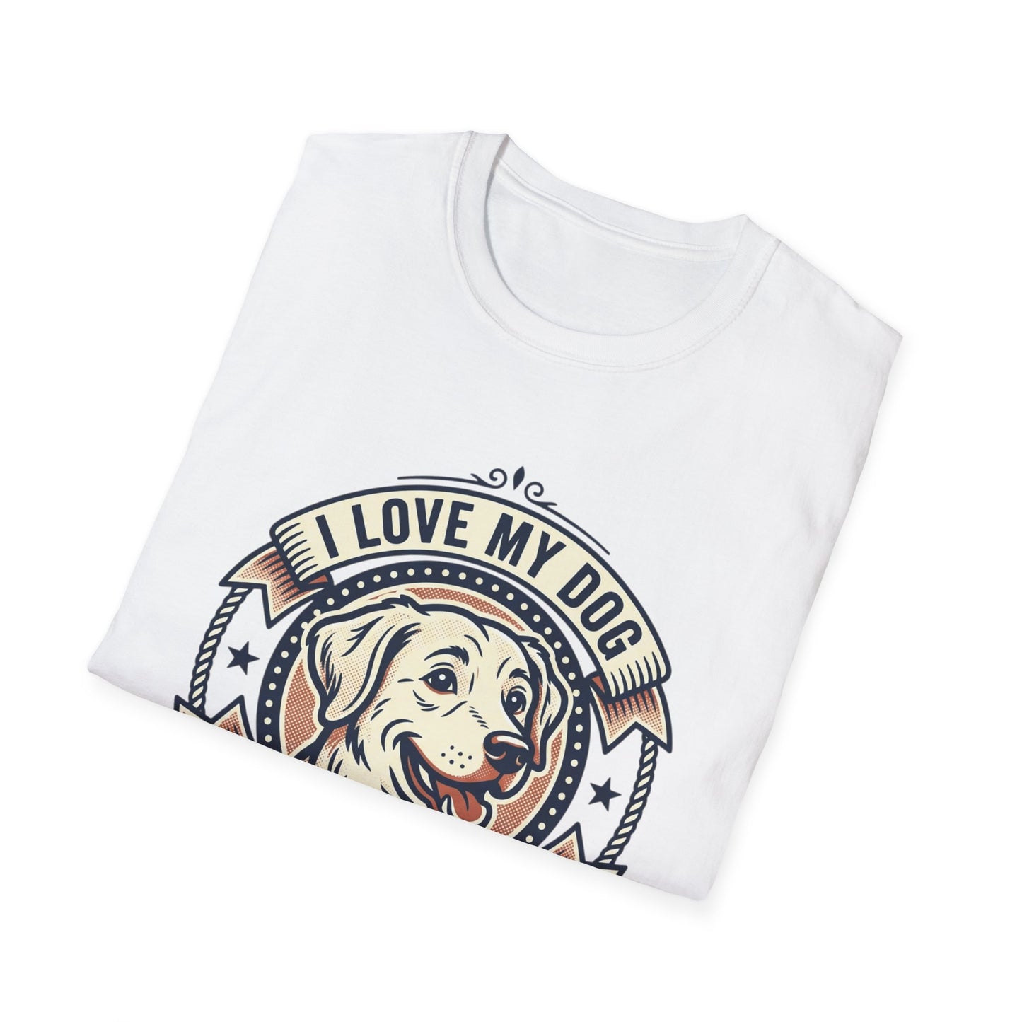 I Love My Dog T-Shirt – Retro Dog Lover Tee ("I Love My Dog More Than Most of the People I Know")