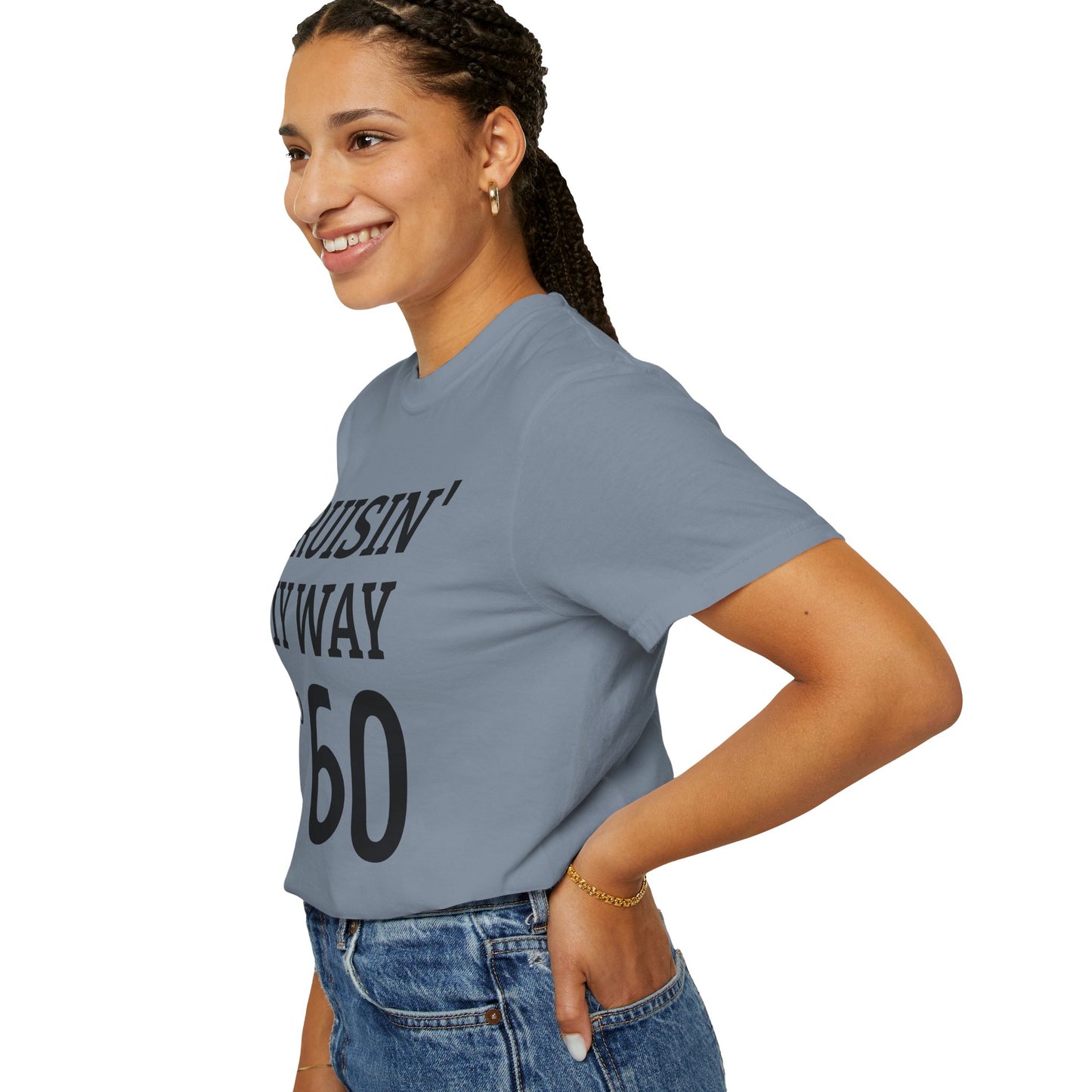 Cruisin' My Way Into 60 T-Shirt — 60th Birthday Tee