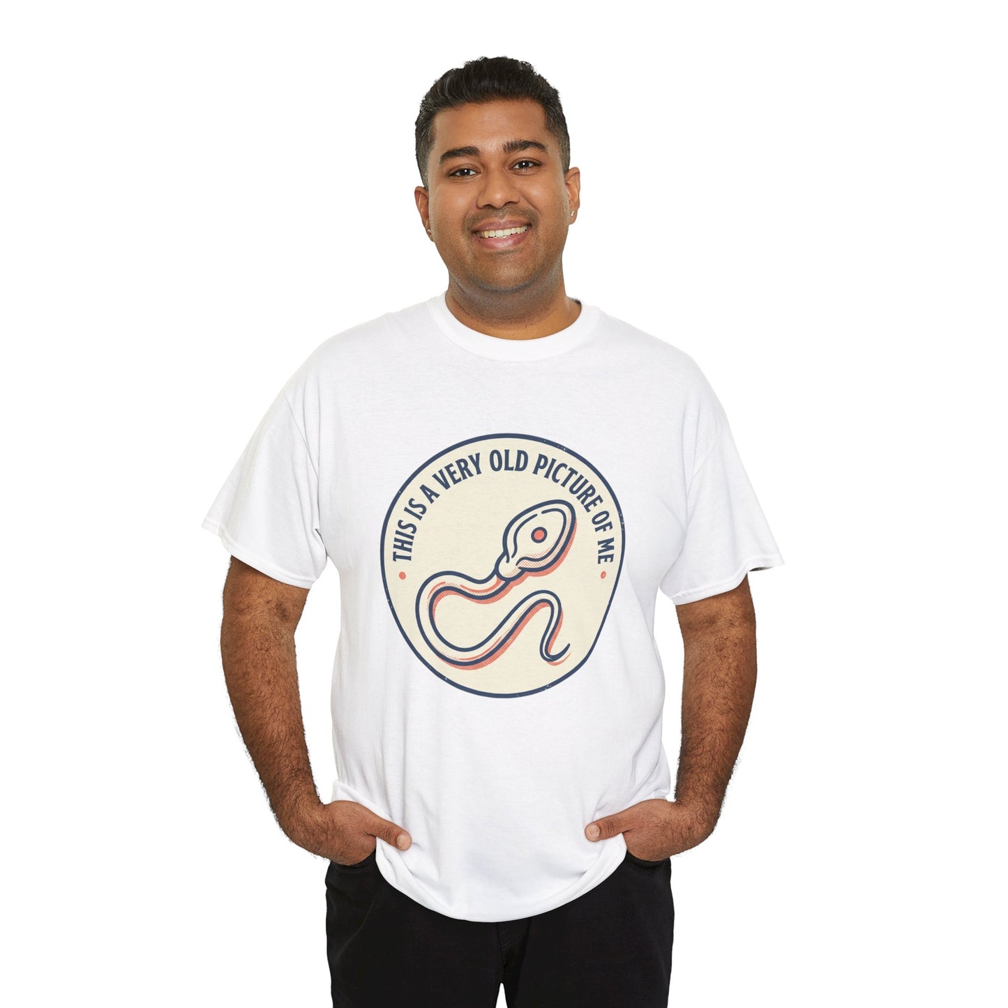 "This Is A Very Old Picture Of Me" Retro Snake Graphic Tee