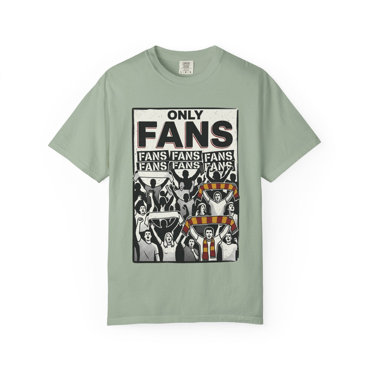 Only Fans Crowd Graphic T-Shirt — Vintage Sports Fan Tee