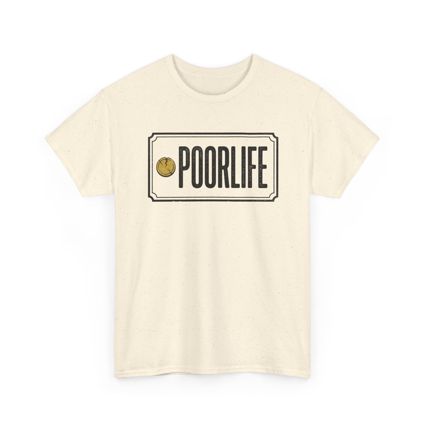 'Poor Life' Vintage Coin Graphic Tee