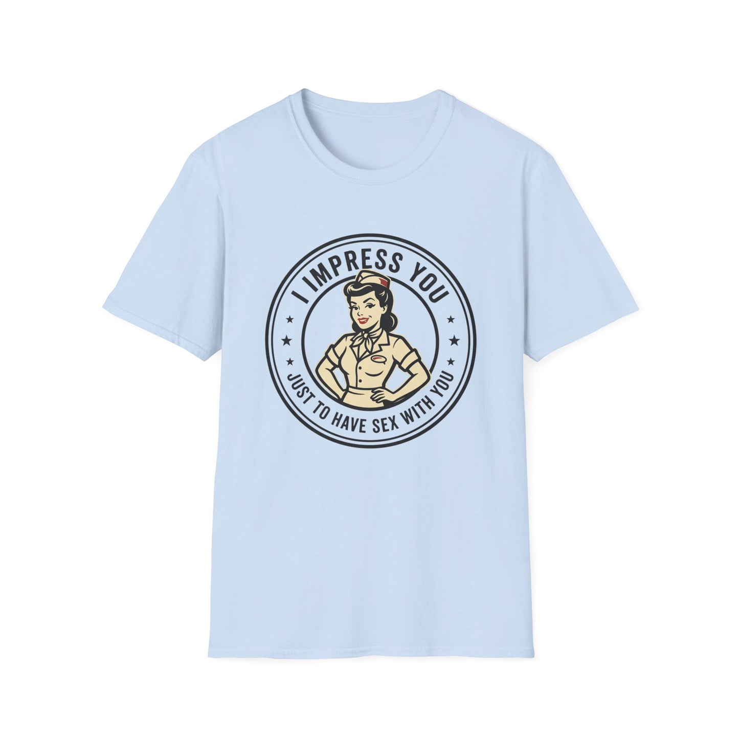 'I Impress You' Vintage Pin-Up Graphic Tee