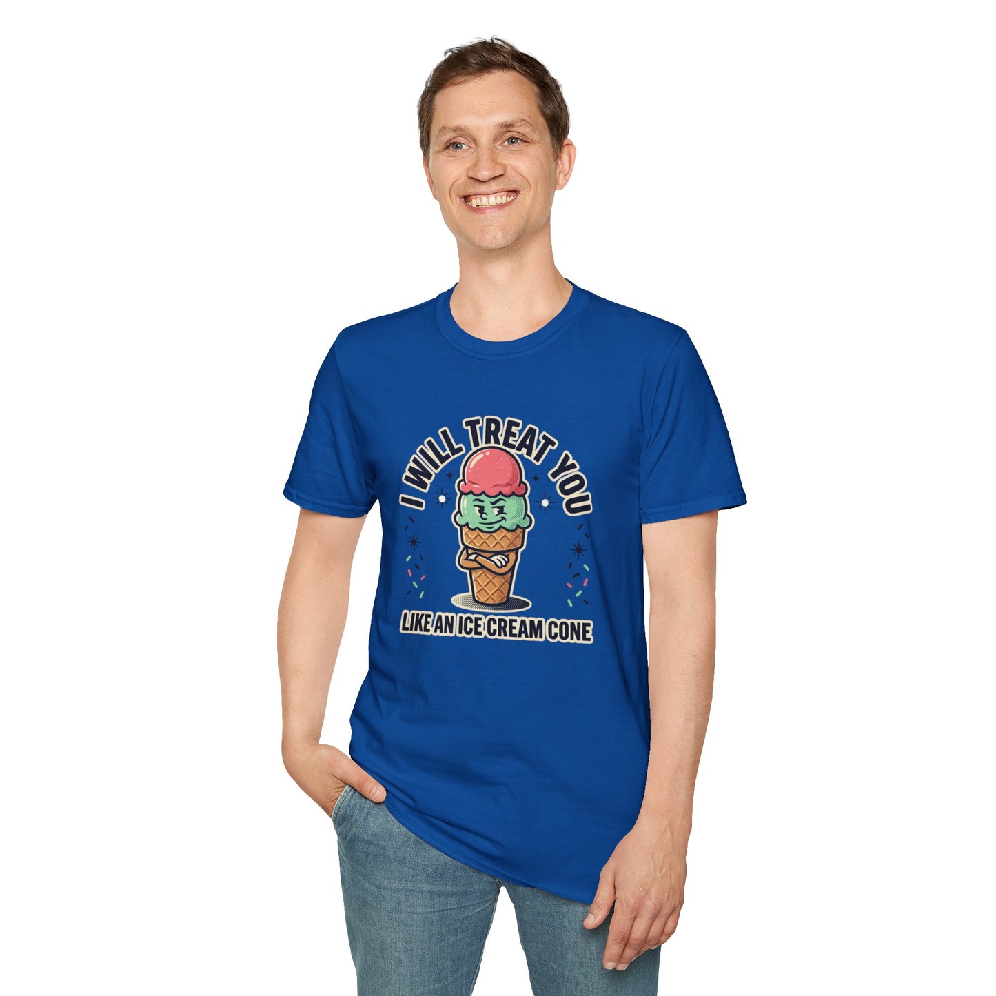 I Will Treat You Like An Ice Cream Cone T-Shirt — Cute Ice Cream Graphic Tee