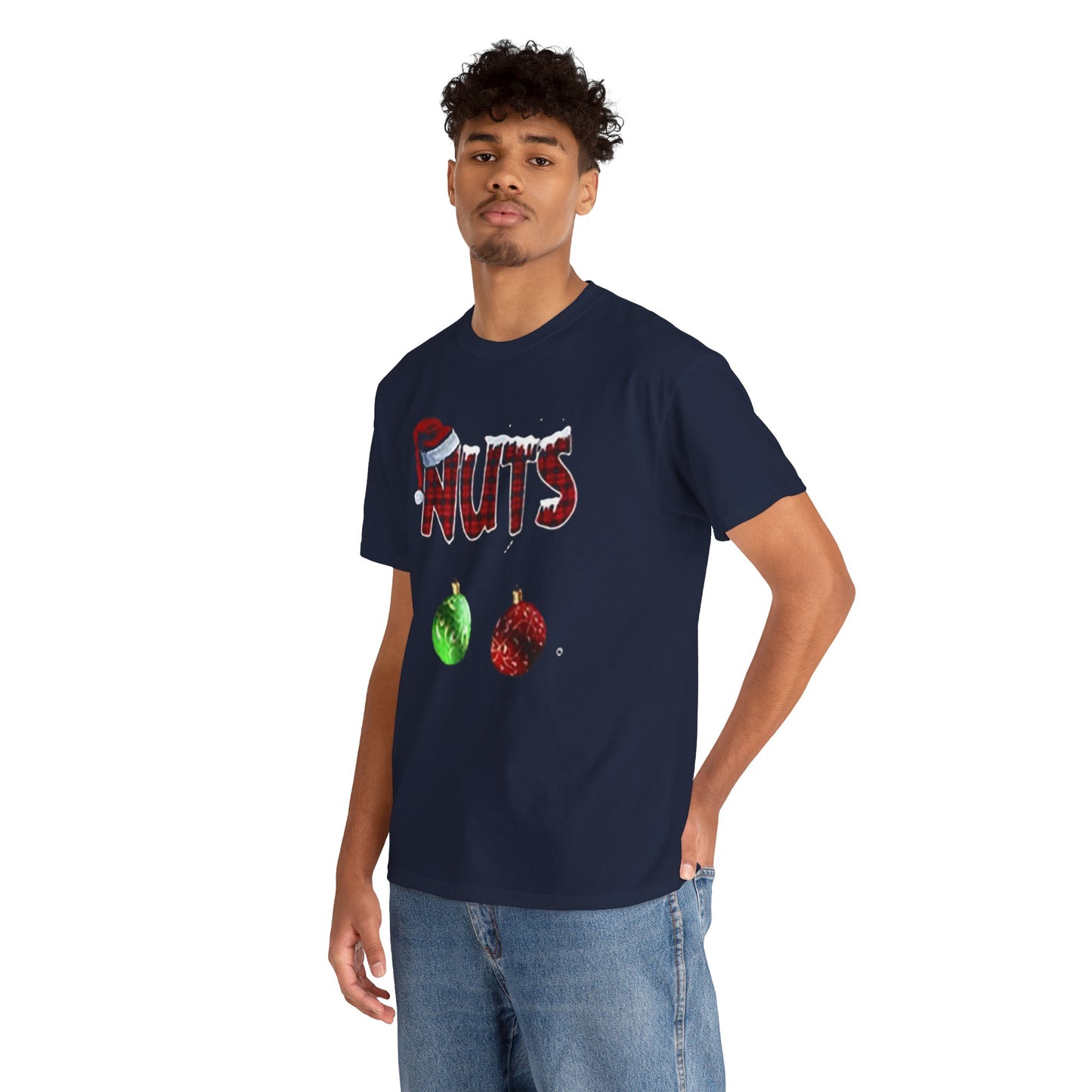 Holiday 'Nuts' Tee — Funny Christmas Ornament Graphic T-Shirt Printify