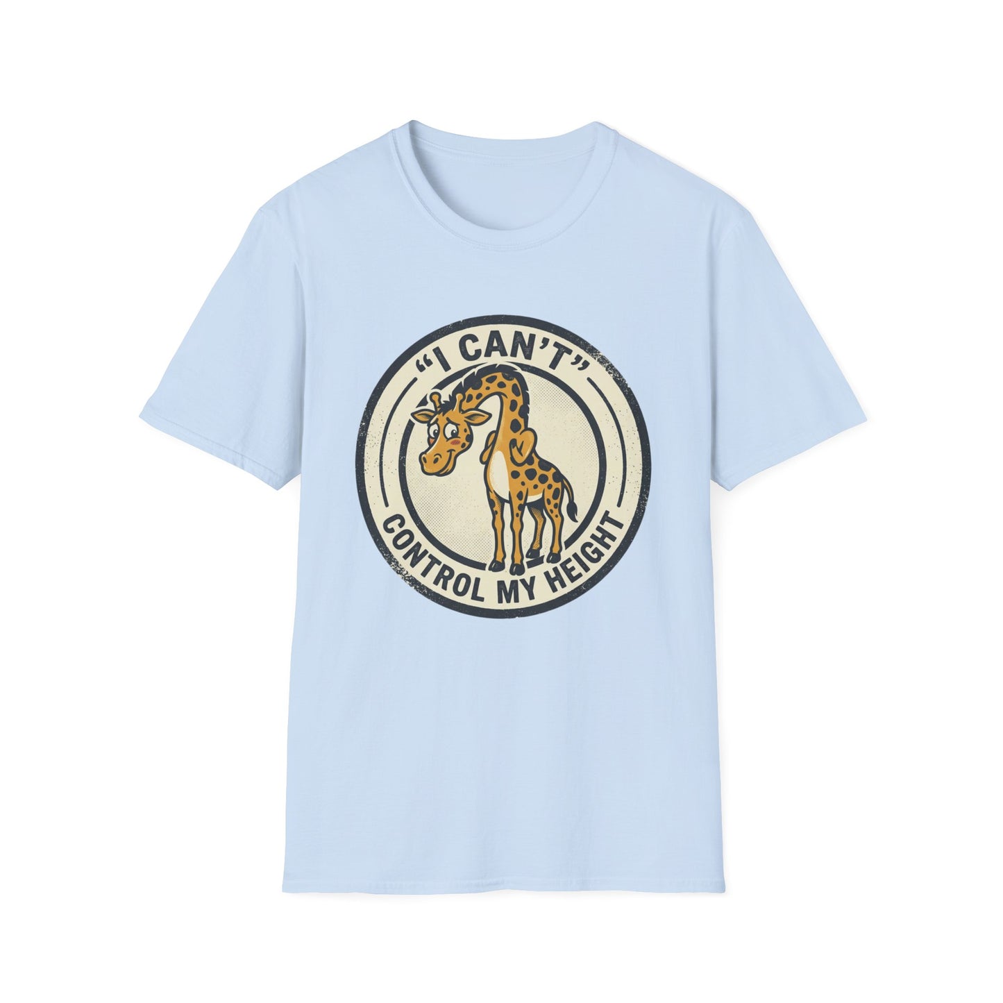 Giraffe 'I Can't Control My Height' T-Shirt