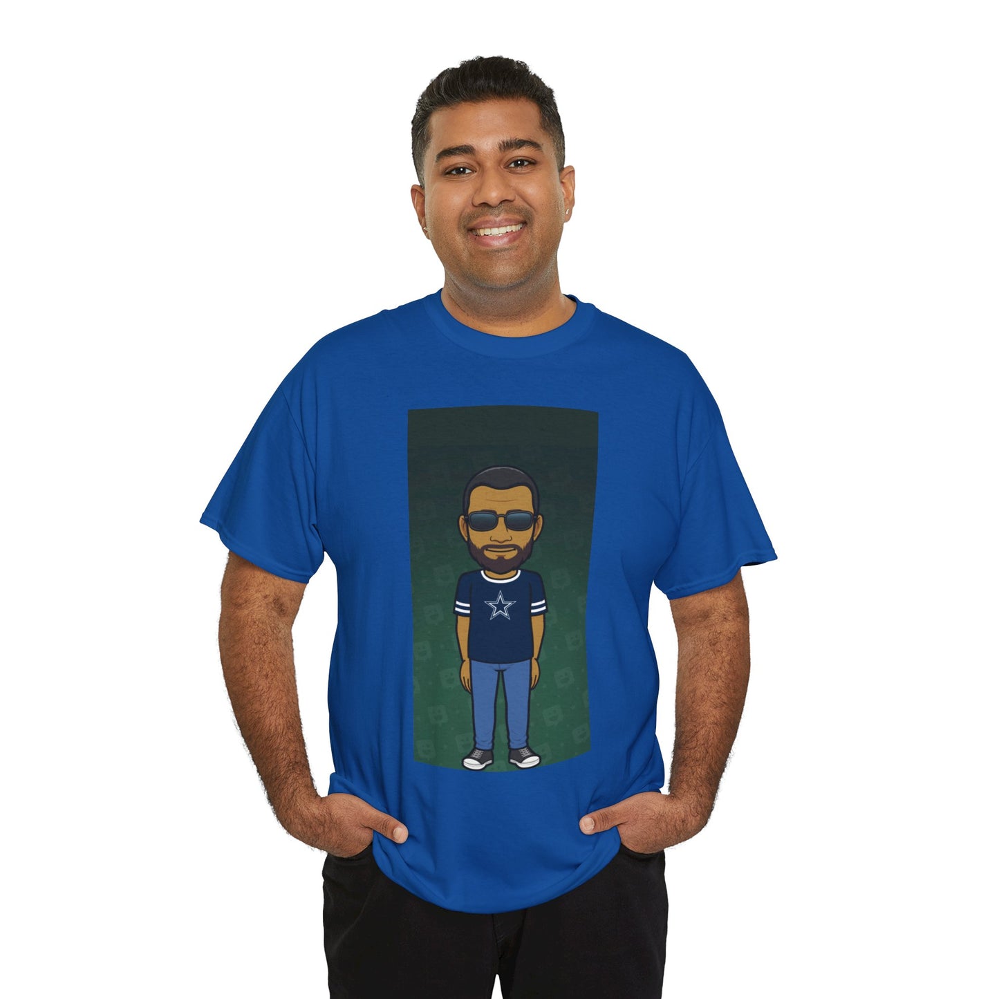Cartoon Guy Graphic Tee — Personalized Avatar Shirt Printify
