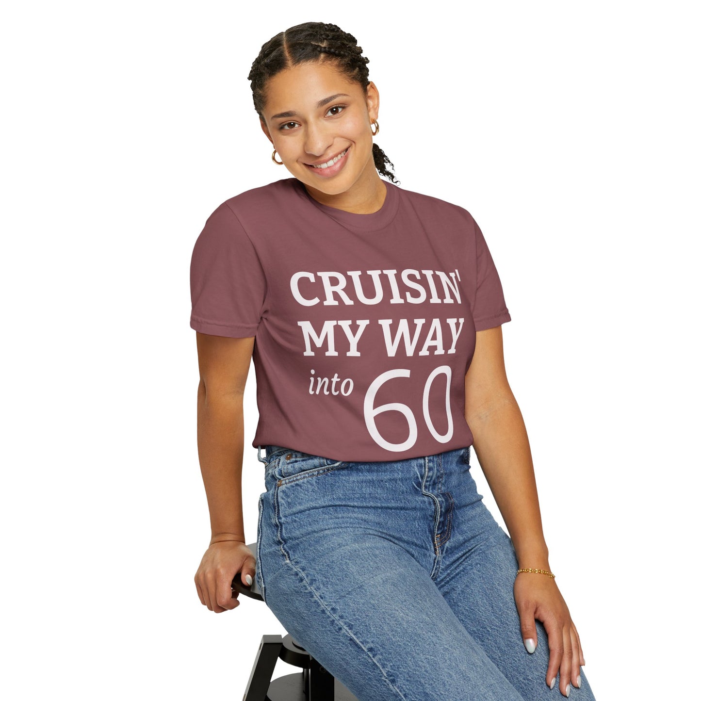Cruisin' My Way Into 60 T-Shirt — 60th Birthday Tee