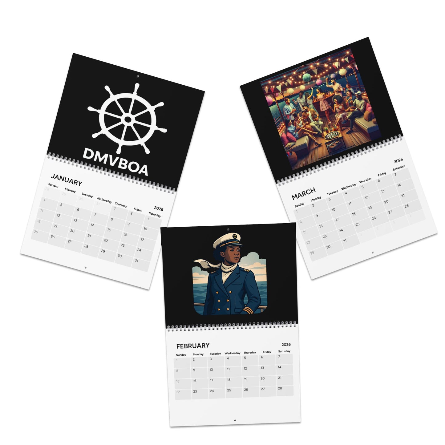 2026 DMVBOA Wall Calendar — DC MD VA Boat Owners Association Calendar