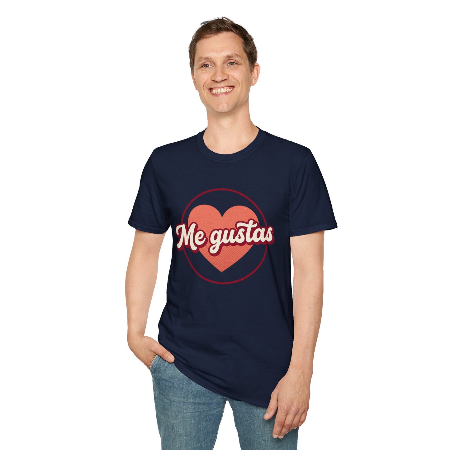 Me Gustas Heart T-Shirt — Spanish Love Graphic Tee