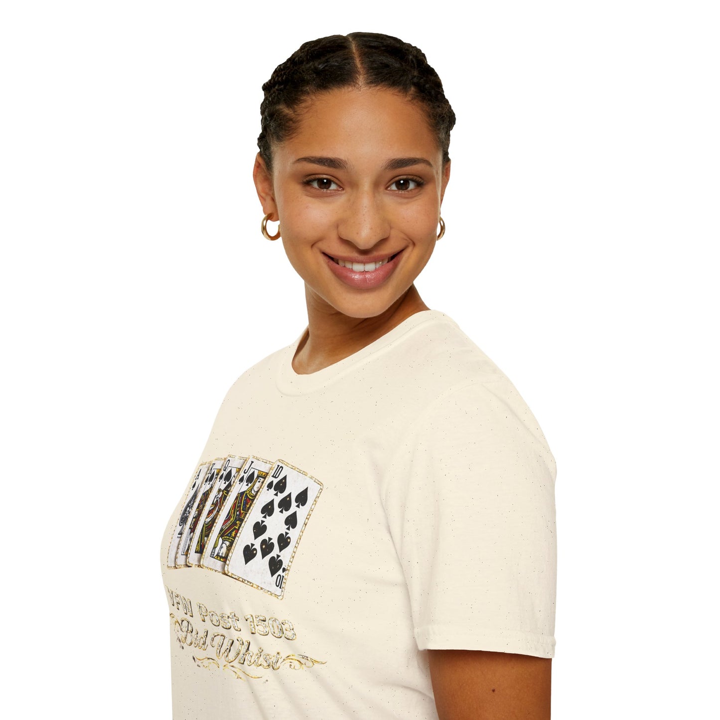 Bid Whist Playing Cards Tee — VFW Post 1503 Card Game T-Shirt