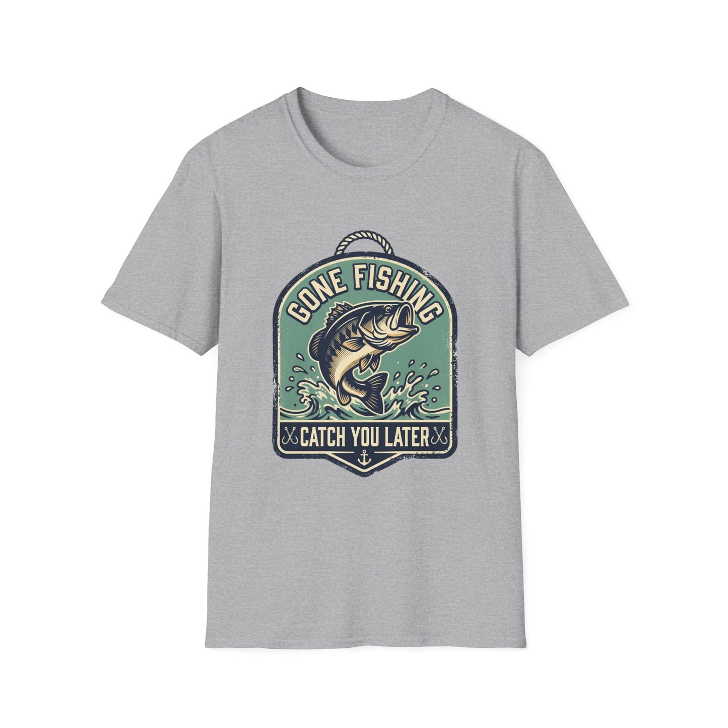 Gone Fishing T-Shirt – "Catch You Later" Bass Fishing Tee