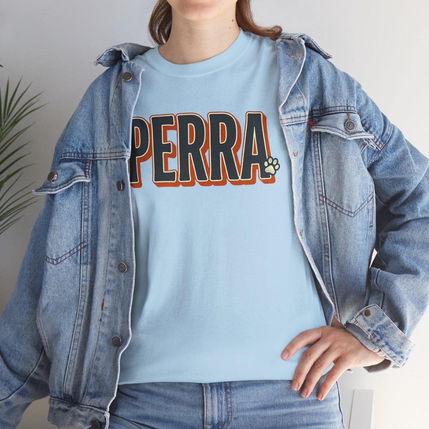 Perra Graphic Tee – Bold Retro Lettering T-Shirt