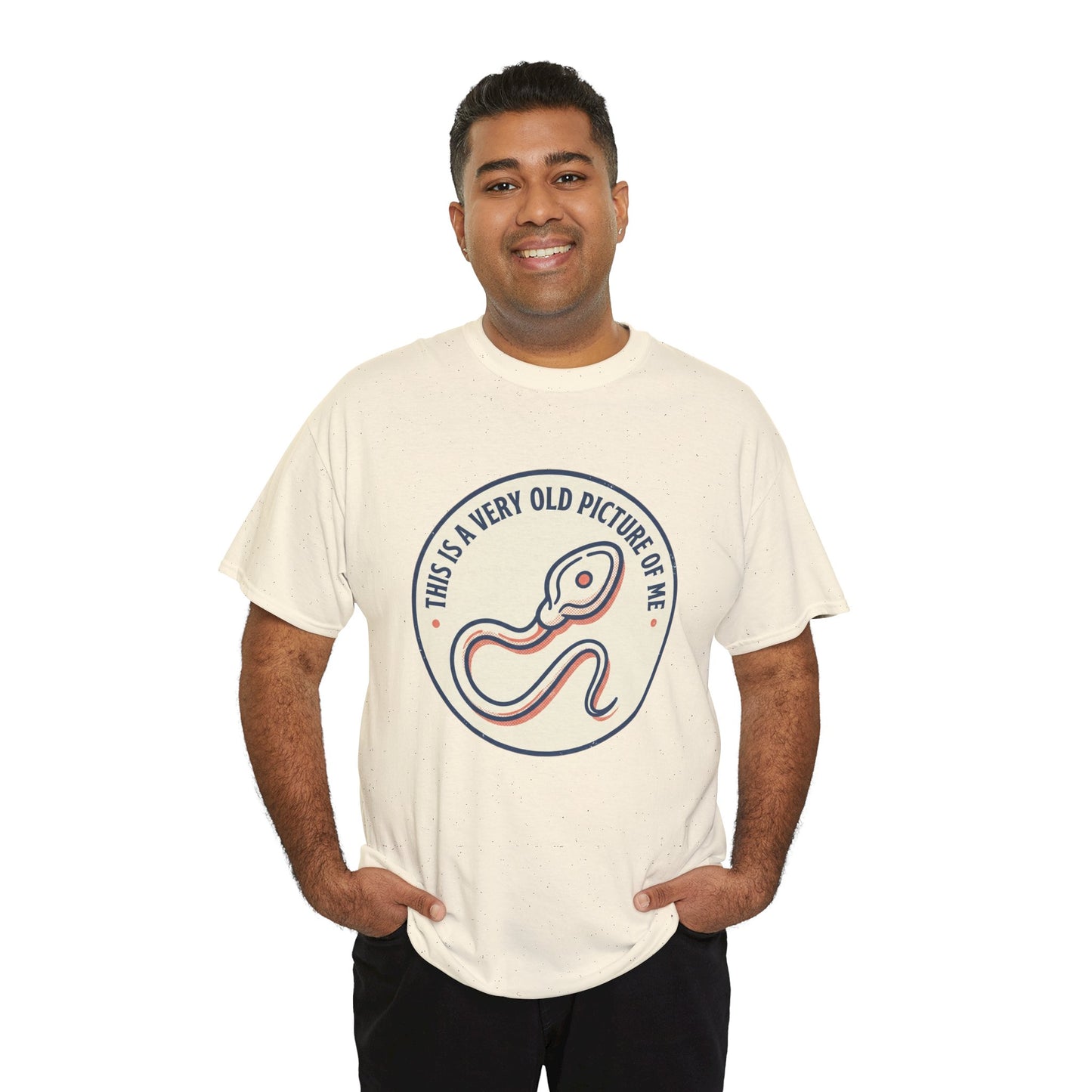 "This Is A Very Old Picture Of Me" Retro Snake Graphic Tee