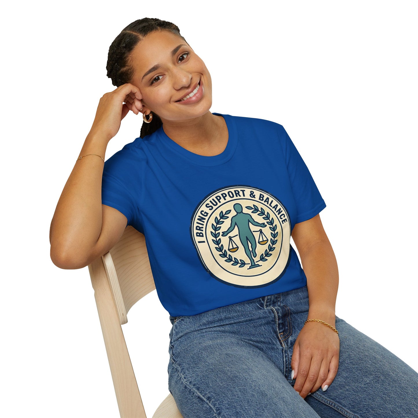 I Bring Support & Balance Graphic Tee-Balance & Support T-Shirt