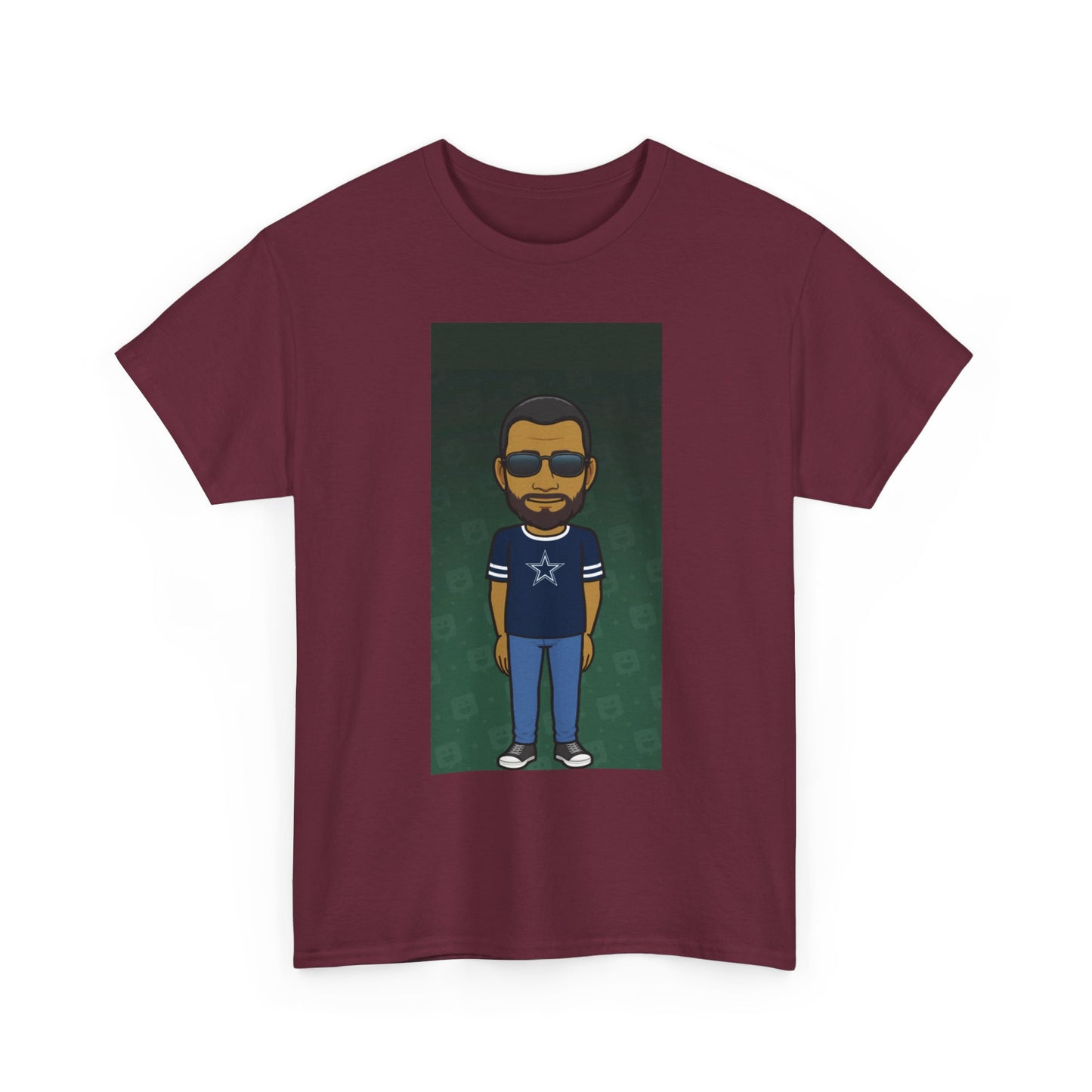 Cartoon Guy Graphic Tee — Personalized Avatar Shirt Printify