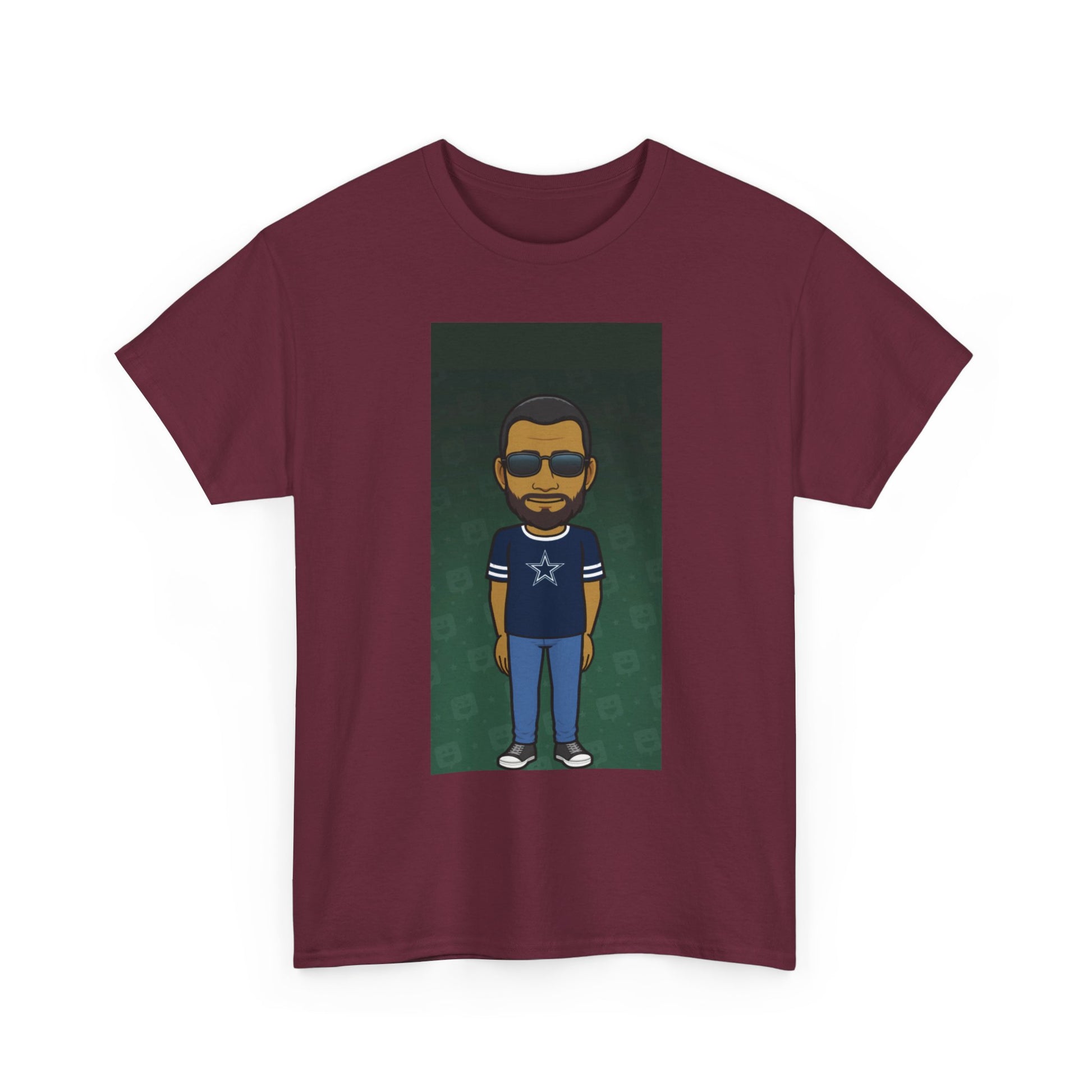 Cartoon Guy Graphic Tee — Personalized Avatar Shirt Printify