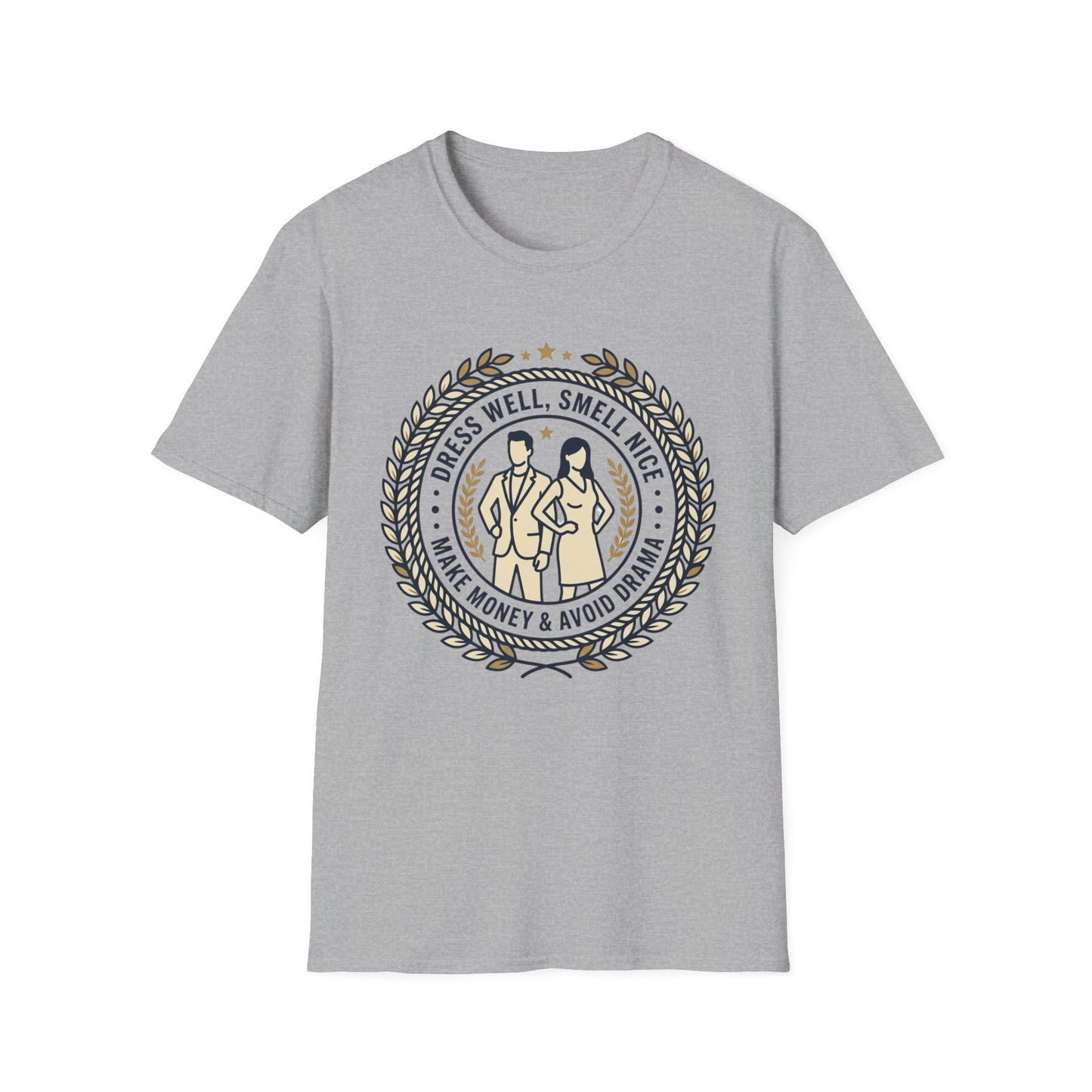 "Dress Well, Smell Nice" Vintage Couple Graphic Tee