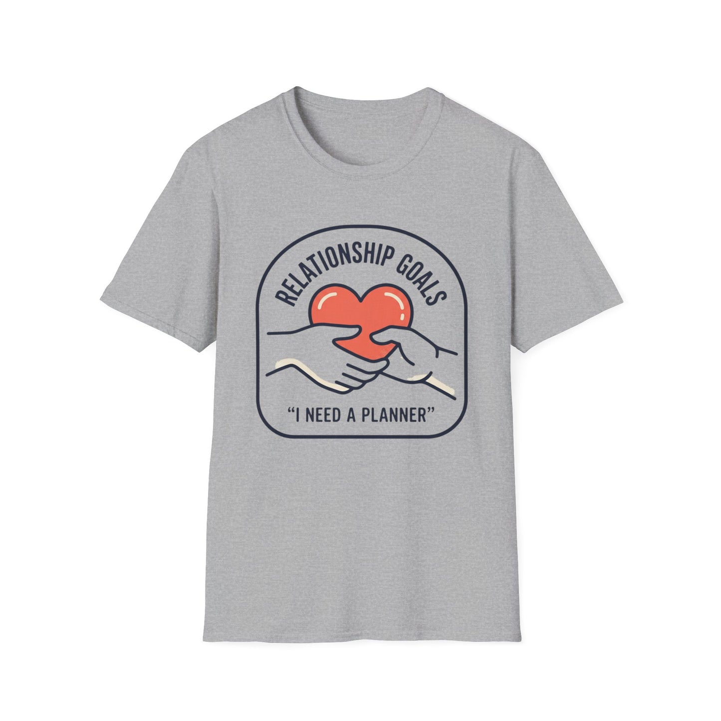 “Relationship Goals” Heart & Hands Graphic Tee (I Need a Planner)