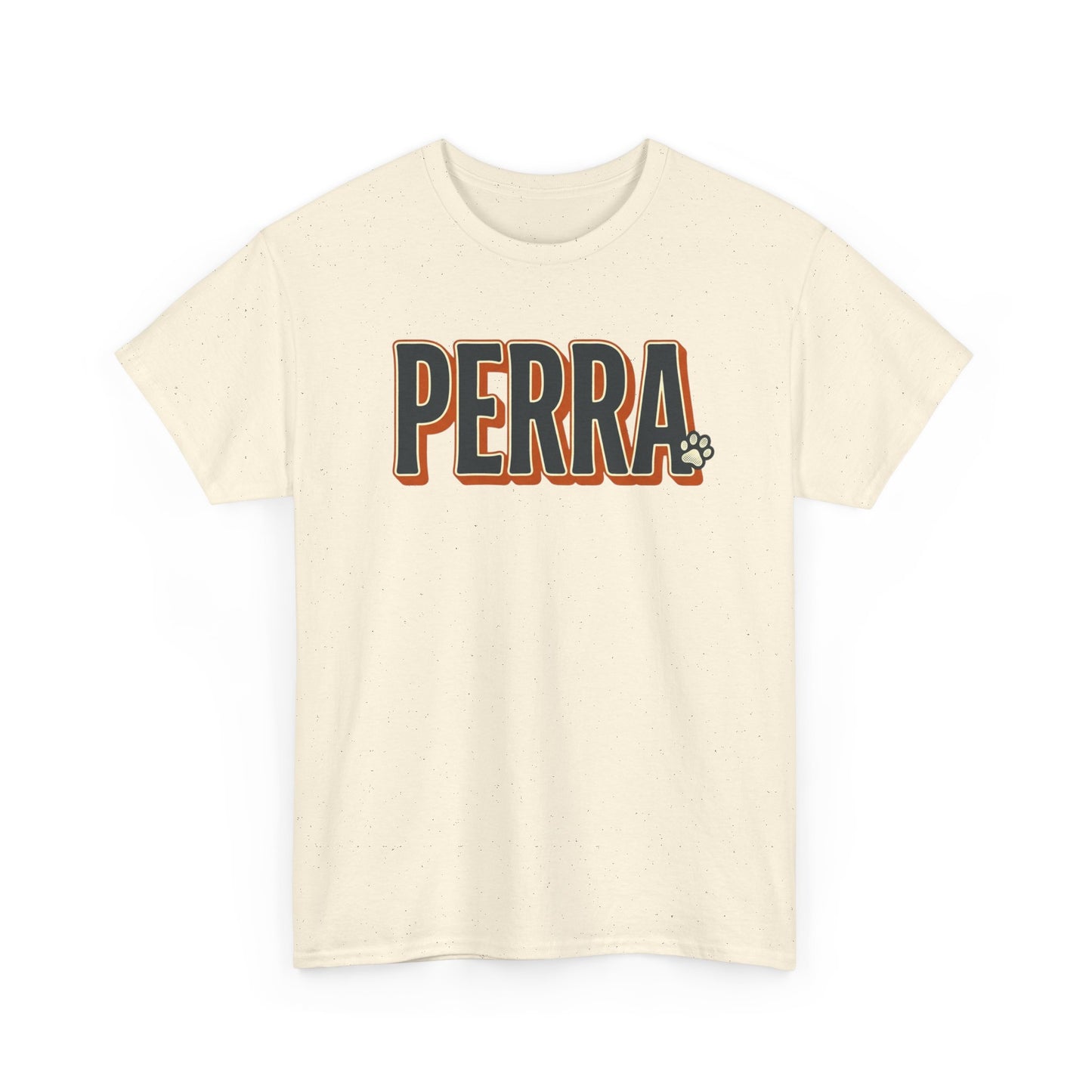 Perra Graphic Tee – Bold Retro Lettering T-Shirt