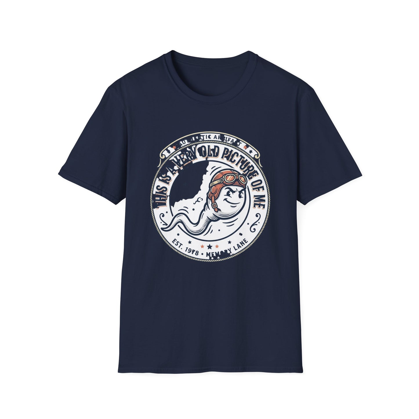 "This Is A Very Old Picture Of Me" Retro Marine Tee