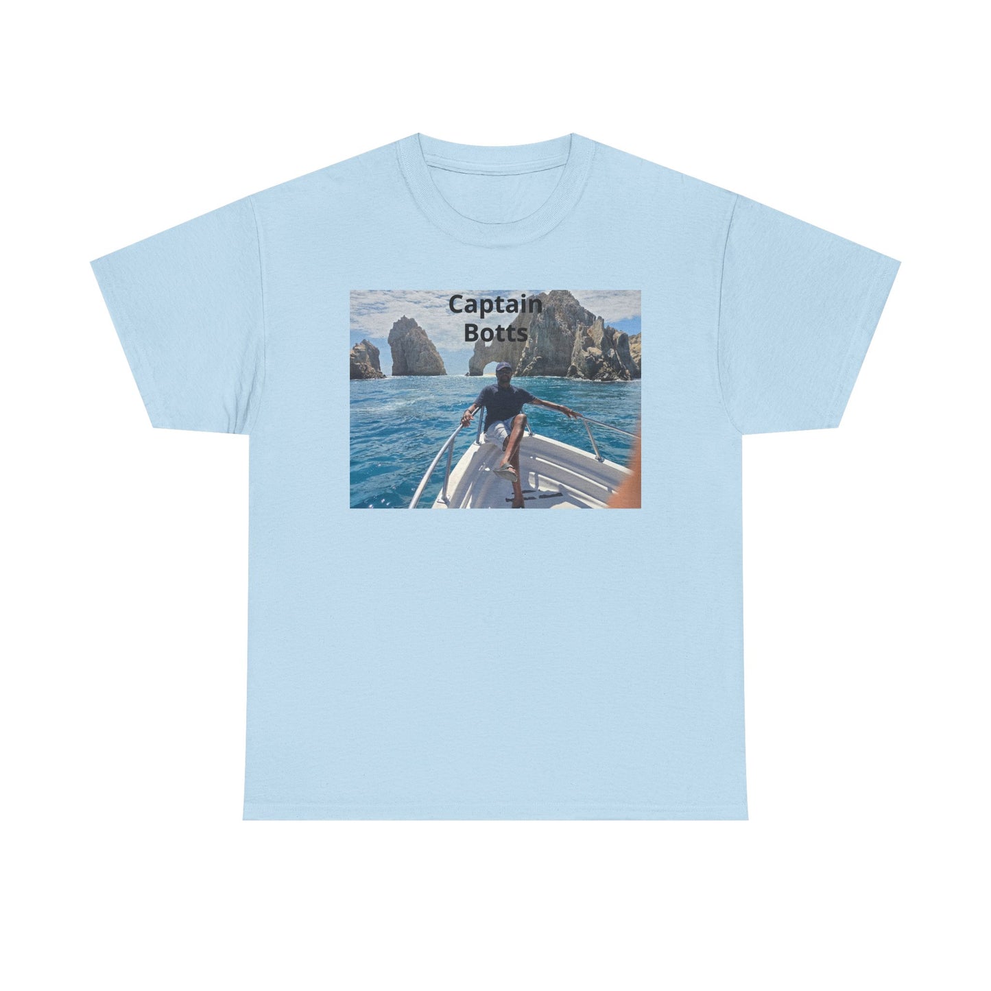 Larry T-Shirt — "Captain Botts" Boat Photo Graphic Tee | Nautical Vacation Crew Shirt