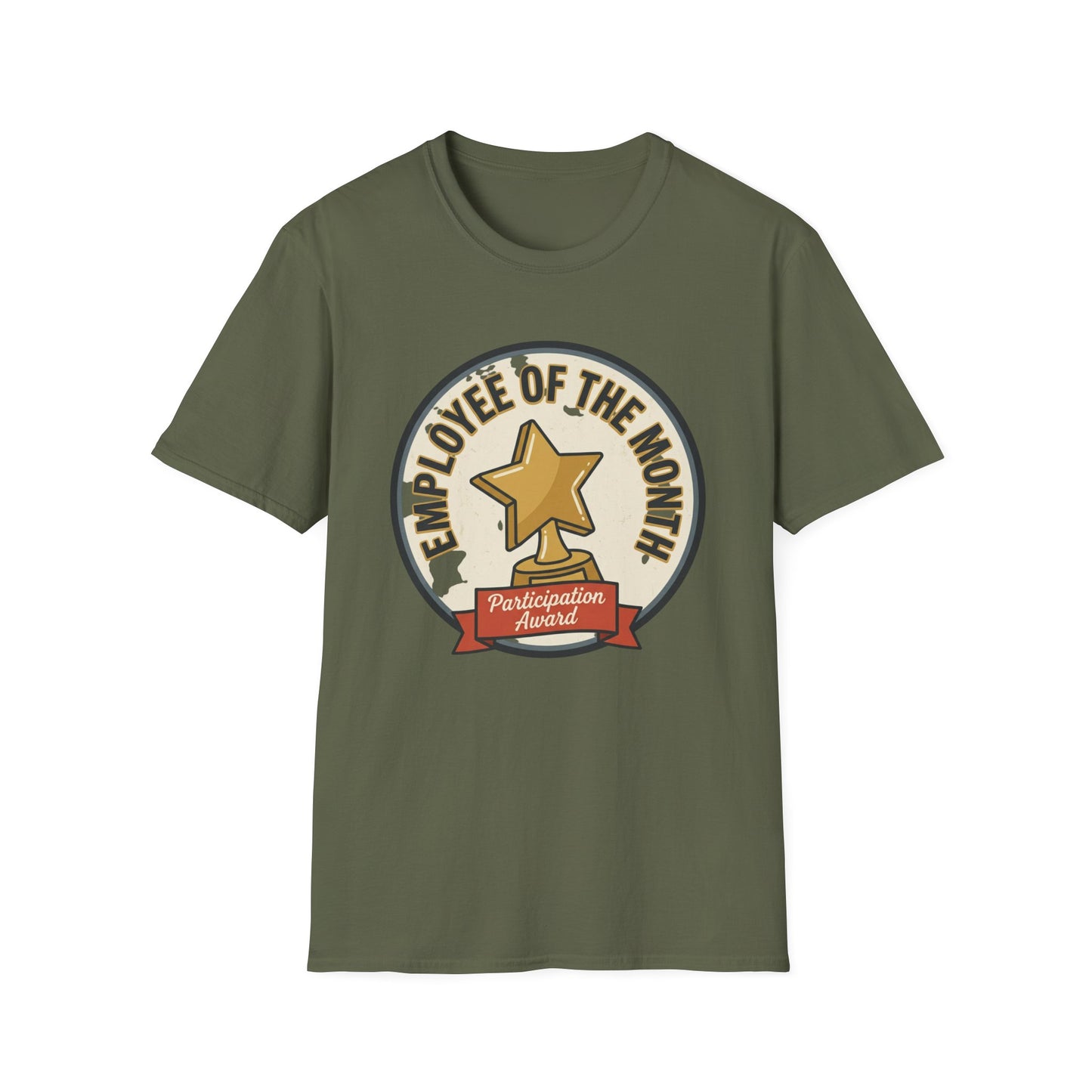 Employee of the Month T-Shirt — Participation Award Star Tee
