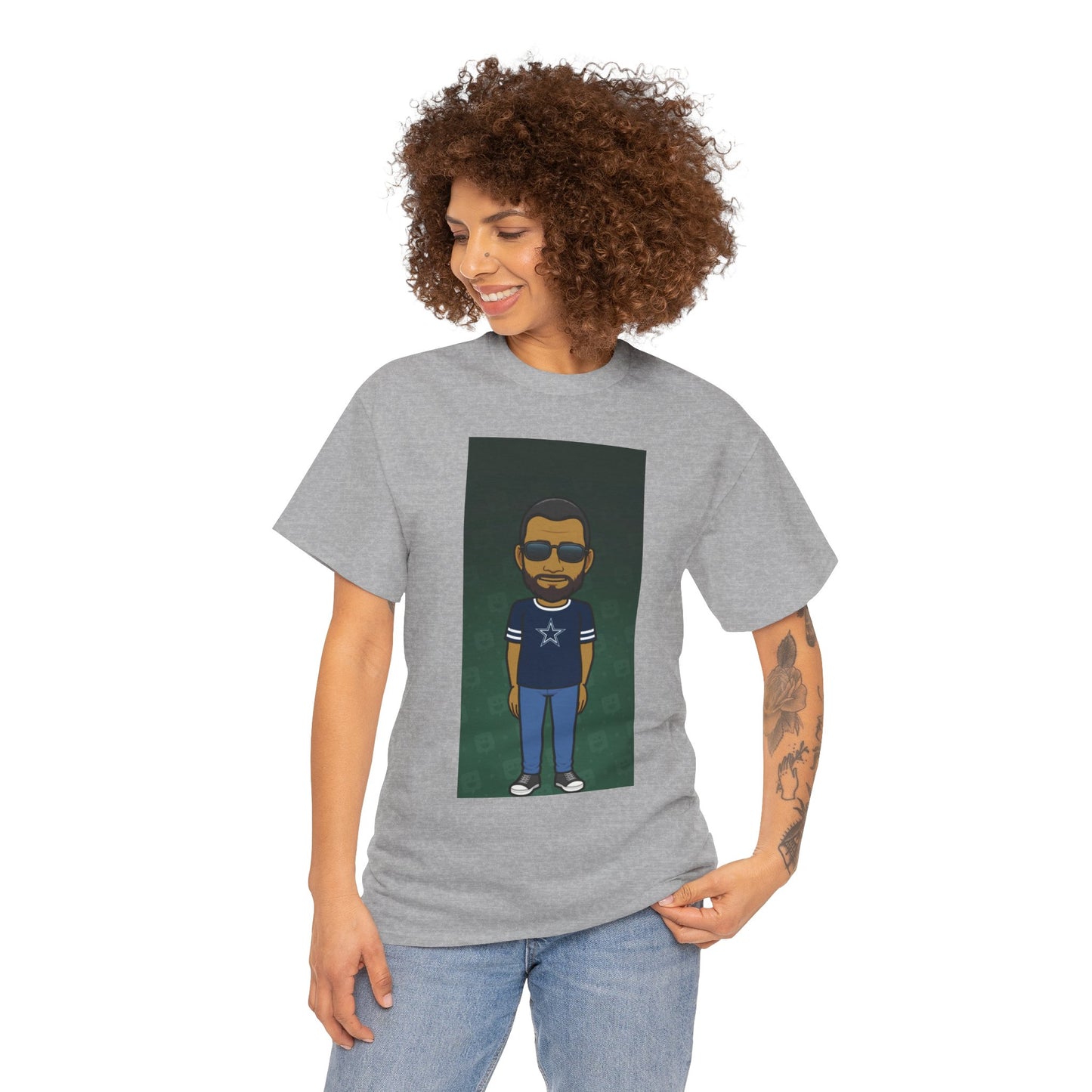 Cartoon Guy Graphic Tee — Personalized Avatar Shirt Printify