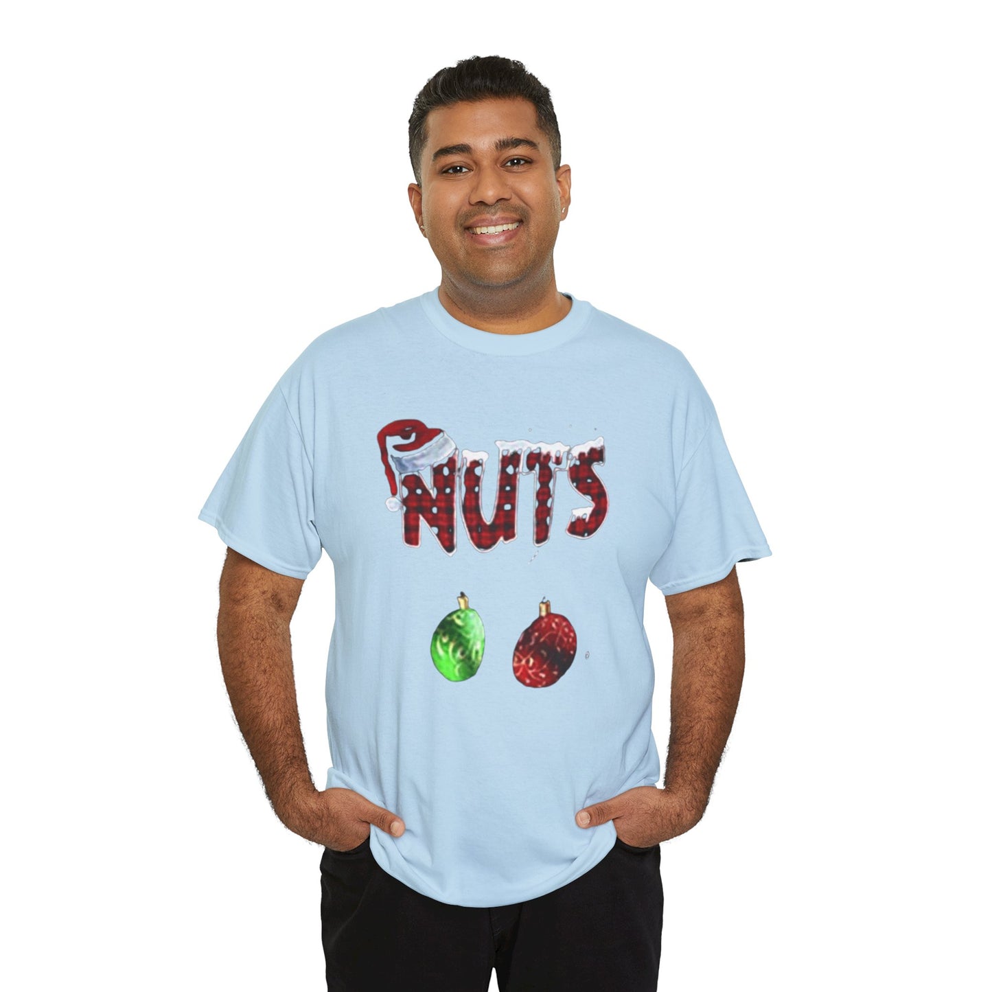 Holiday 'Nuts' Tee — Funny Christmas Ornament Graphic T-Shirt Printify