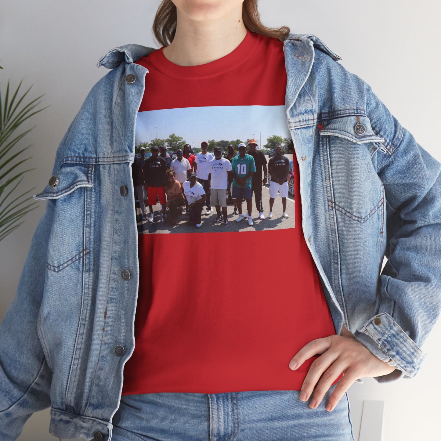 C-RYDERZ Group Photo Custom Tee — Personalized Reunion & Team Picture Shirt Printify