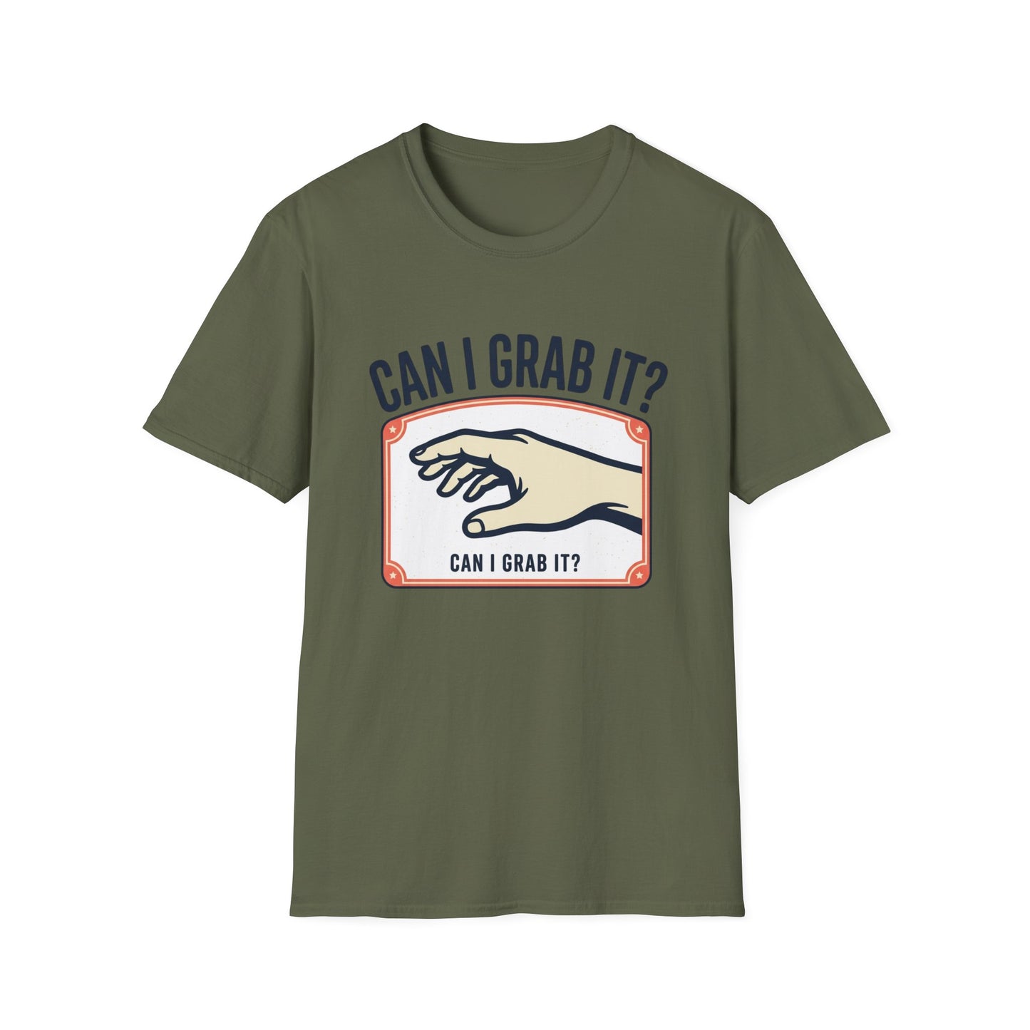Can I Grab It? Graphic T-Shirt — Retro Hand Illustration Tee