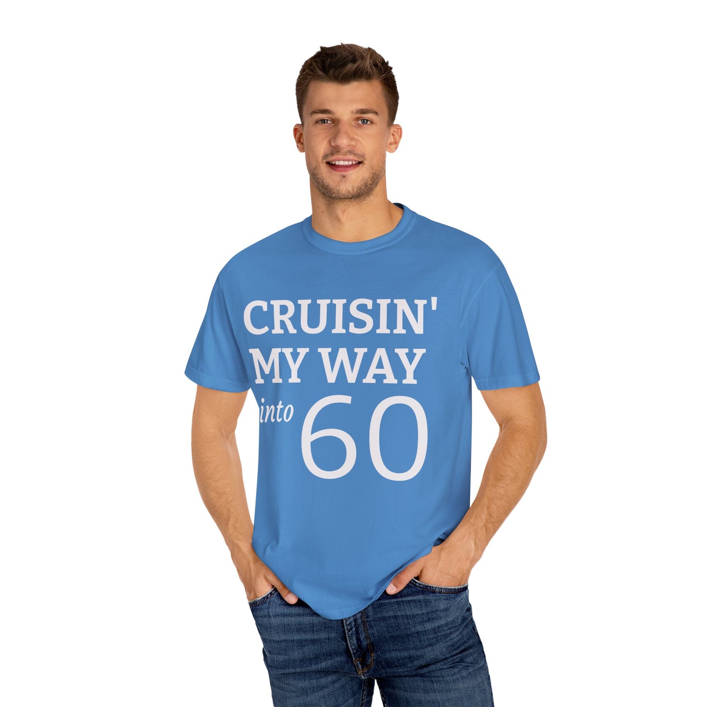 Cruisin' My Way Into 60 T-Shirt — 60th Birthday Tee