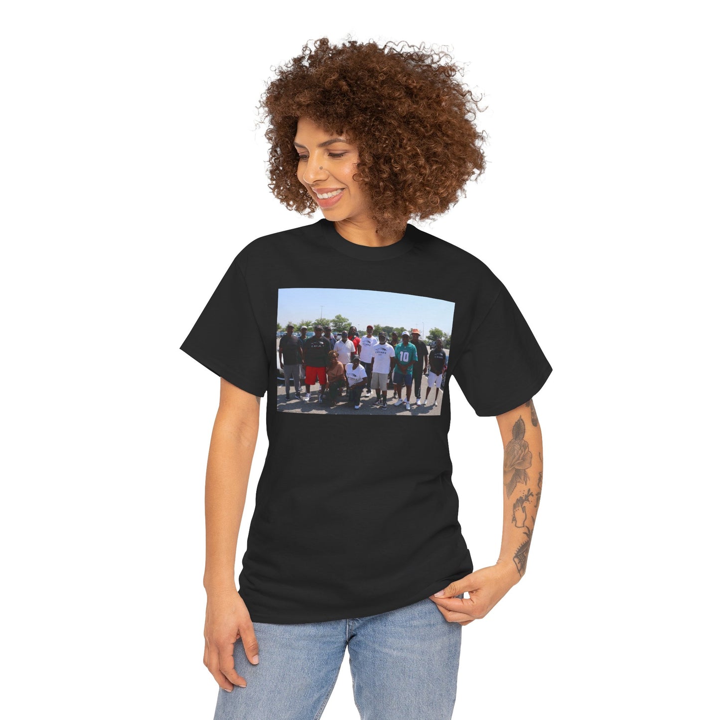 C-RYDERZ Group Photo Custom Tee — Personalized Reunion & Team Picture Shirt Printify